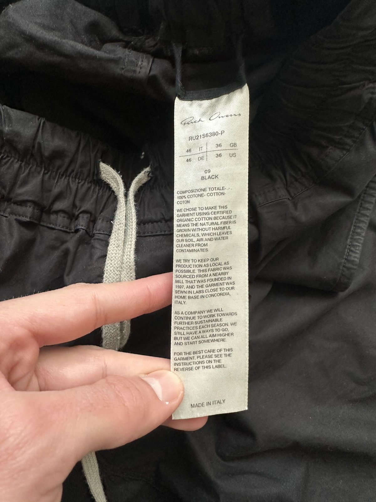 Rick Owens RICK OWENS Phlegethon S/S 21 Pants Size US 32 / EU 48 - 6 Thumbnail