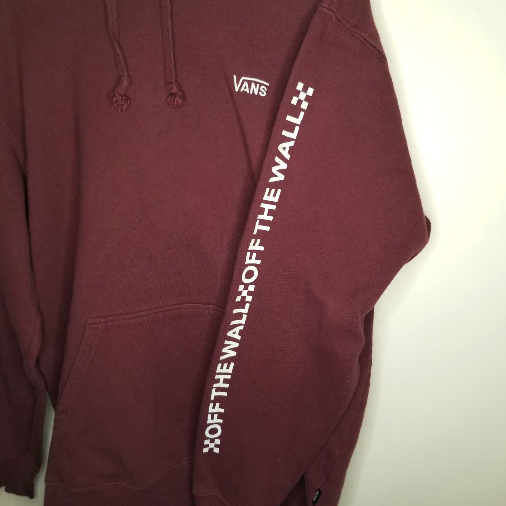 Vans VANS Hoodie Long Sleeve Pullover Red Size M Mens Size US M / EU 48-50 / 2 - 3 Thumbnail