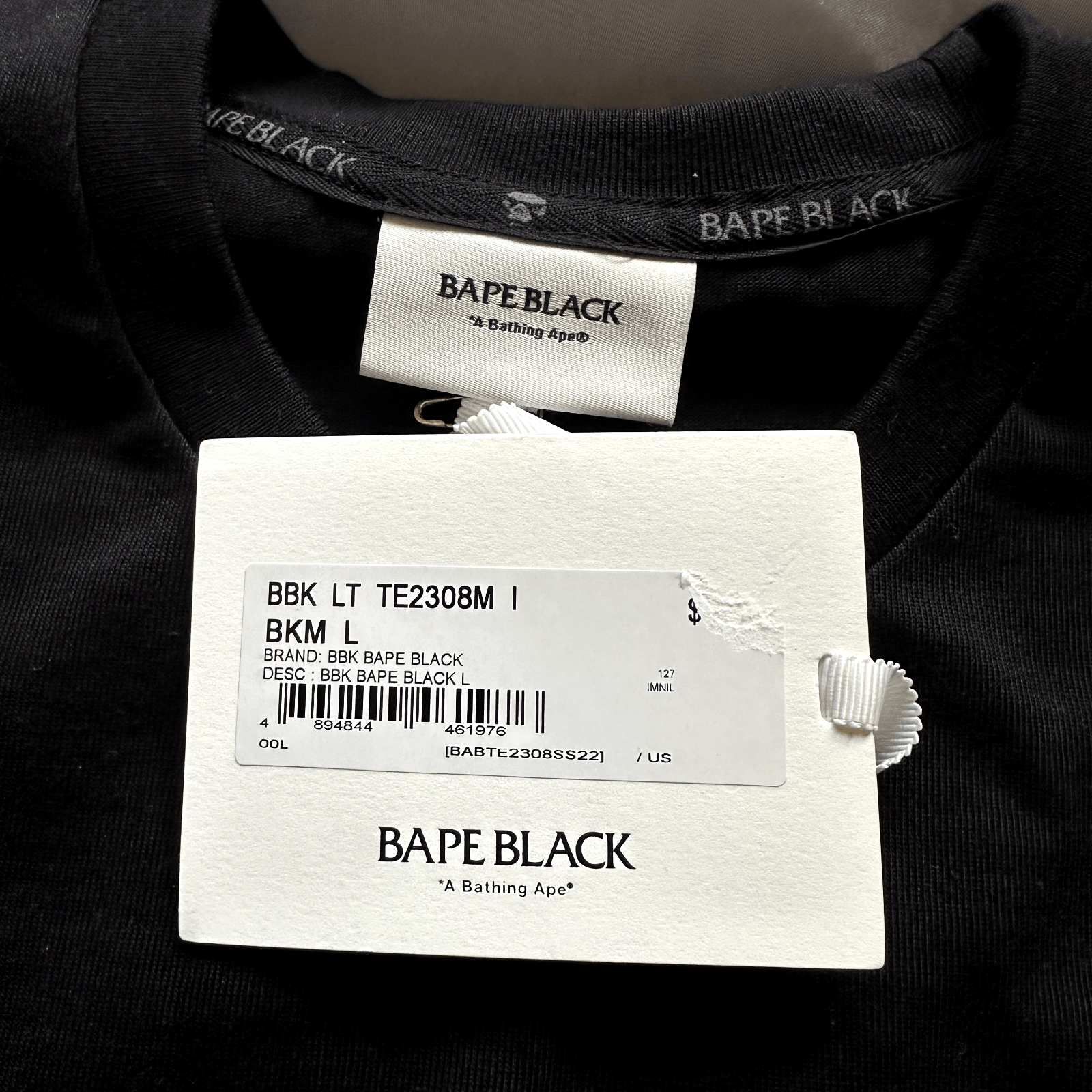 Bape BAPE Black Shirt Black With Blue Back Logo Size Large Retai Size US L / EU 52-54 / 3 - 5 Thumbnail