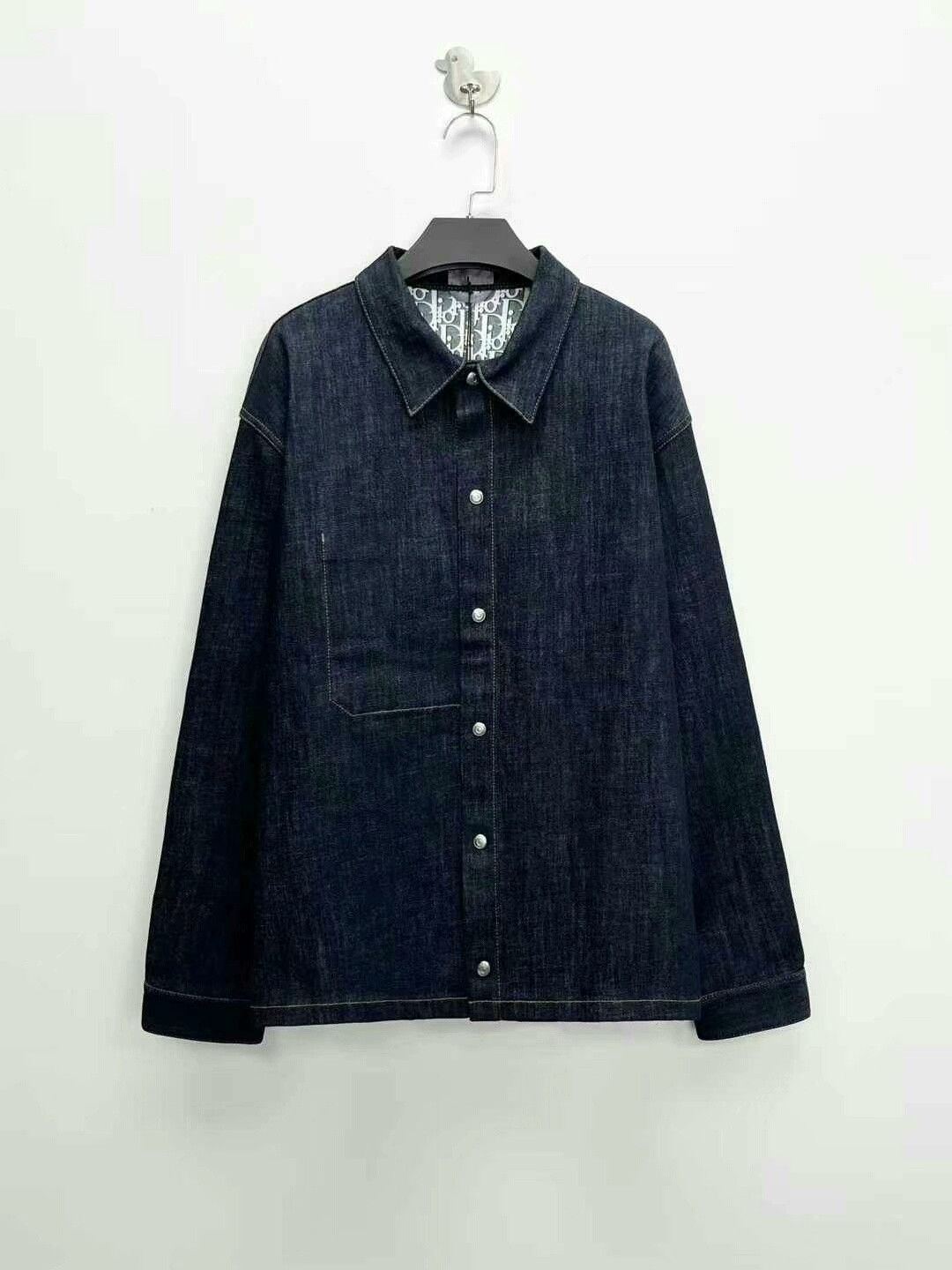 Dior Dior Monogram Denim Jacket Blue Size US XL / EU 56 / 4 - 1 Thumbnail