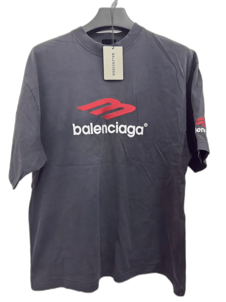 Balenciaga Balenciaga Embroidered Short Sleeve T-Shirt Size US M / EU 48-50 / 2 - 1 Thumbnail