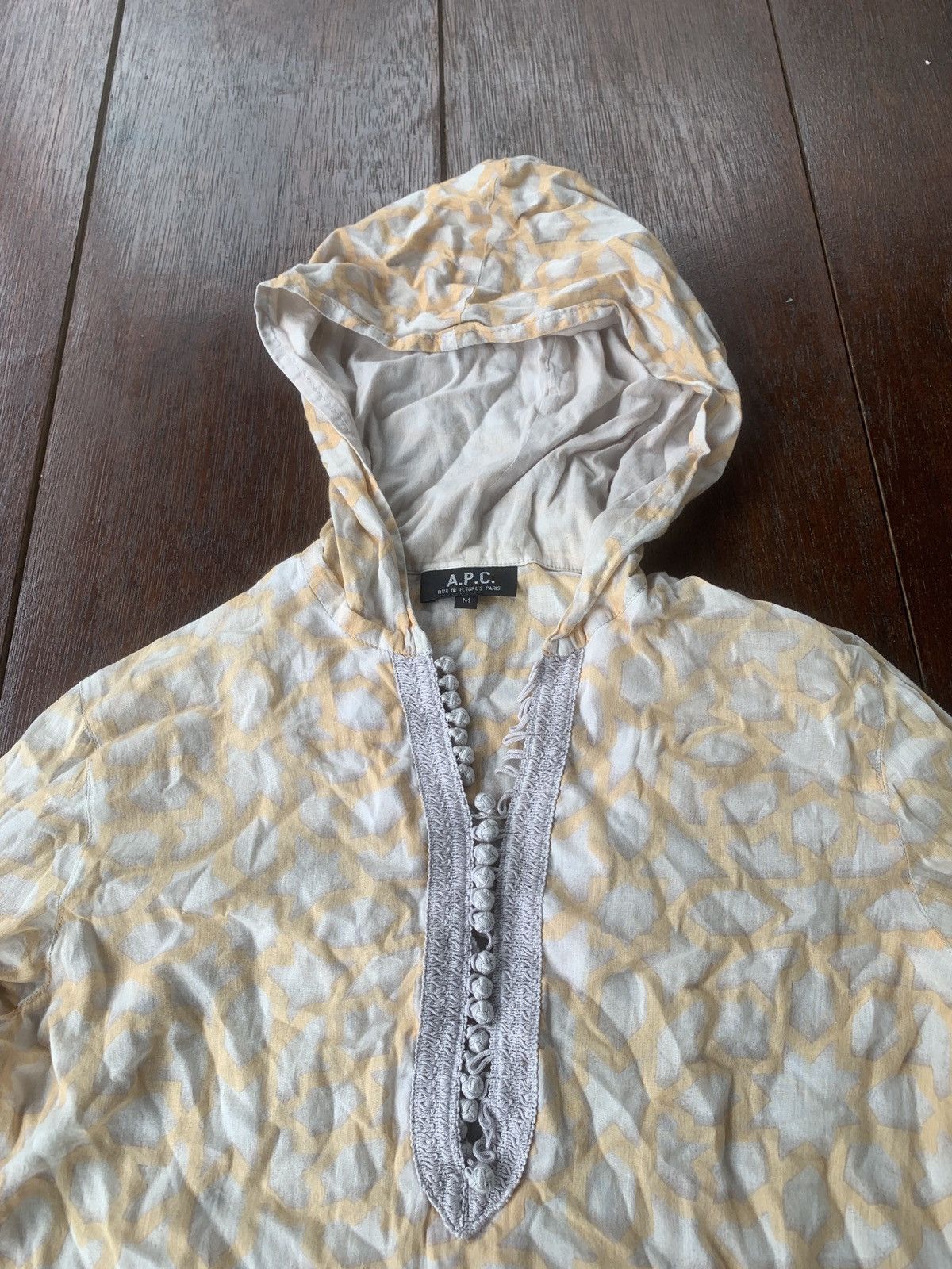 A.P.C. Ete 2000 A.P.C France printed hoodie blouse Size M / US 6-8 / IT 42-44 - 2 Thumbnail