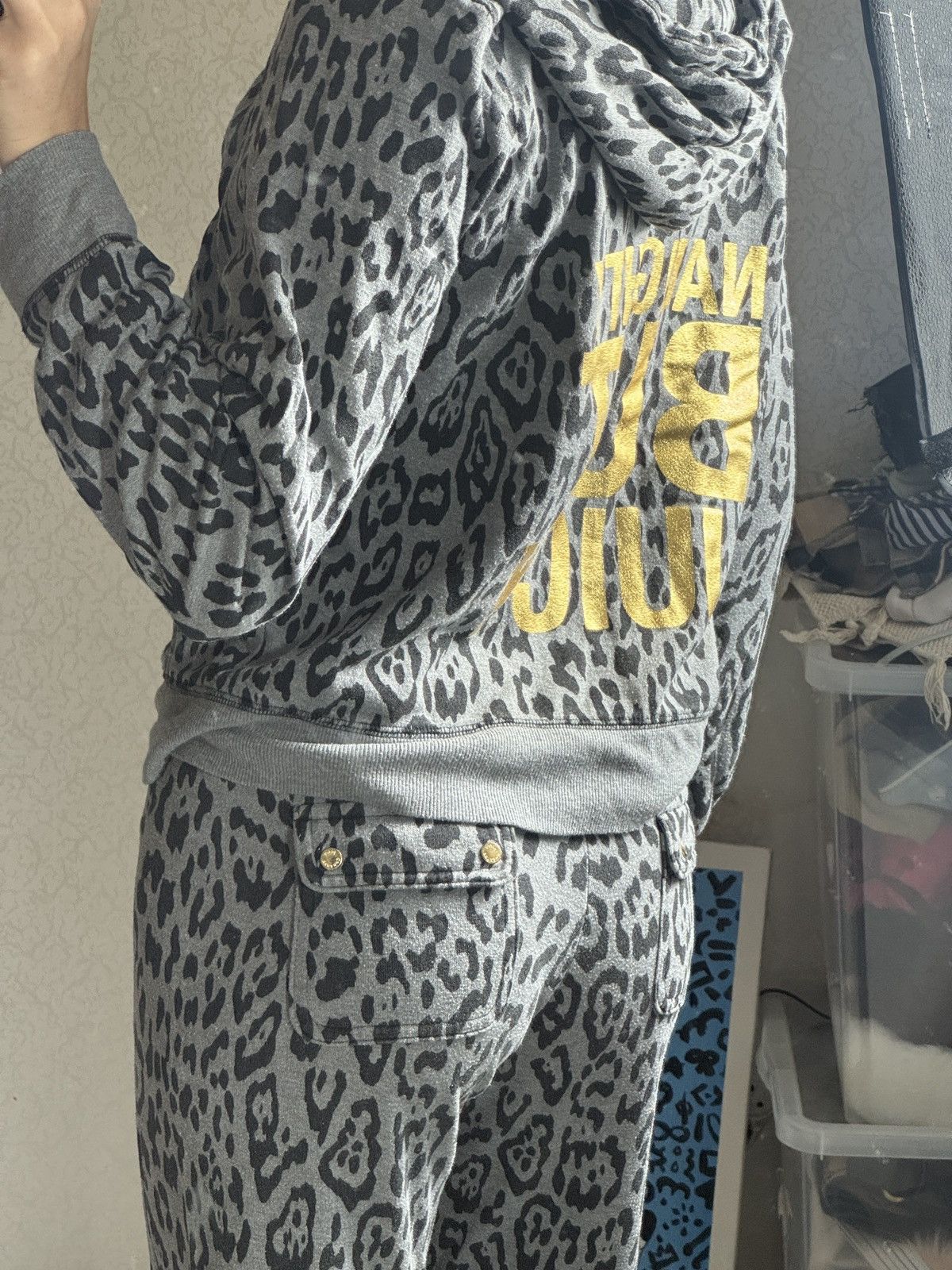 Juicy Couture JUICY COUTURE LEOPARD PRINT HOODIE&PANTS SET TRACKSUIT Size XL / US 12-14 / IT 48-50 - 17 Thumbnail