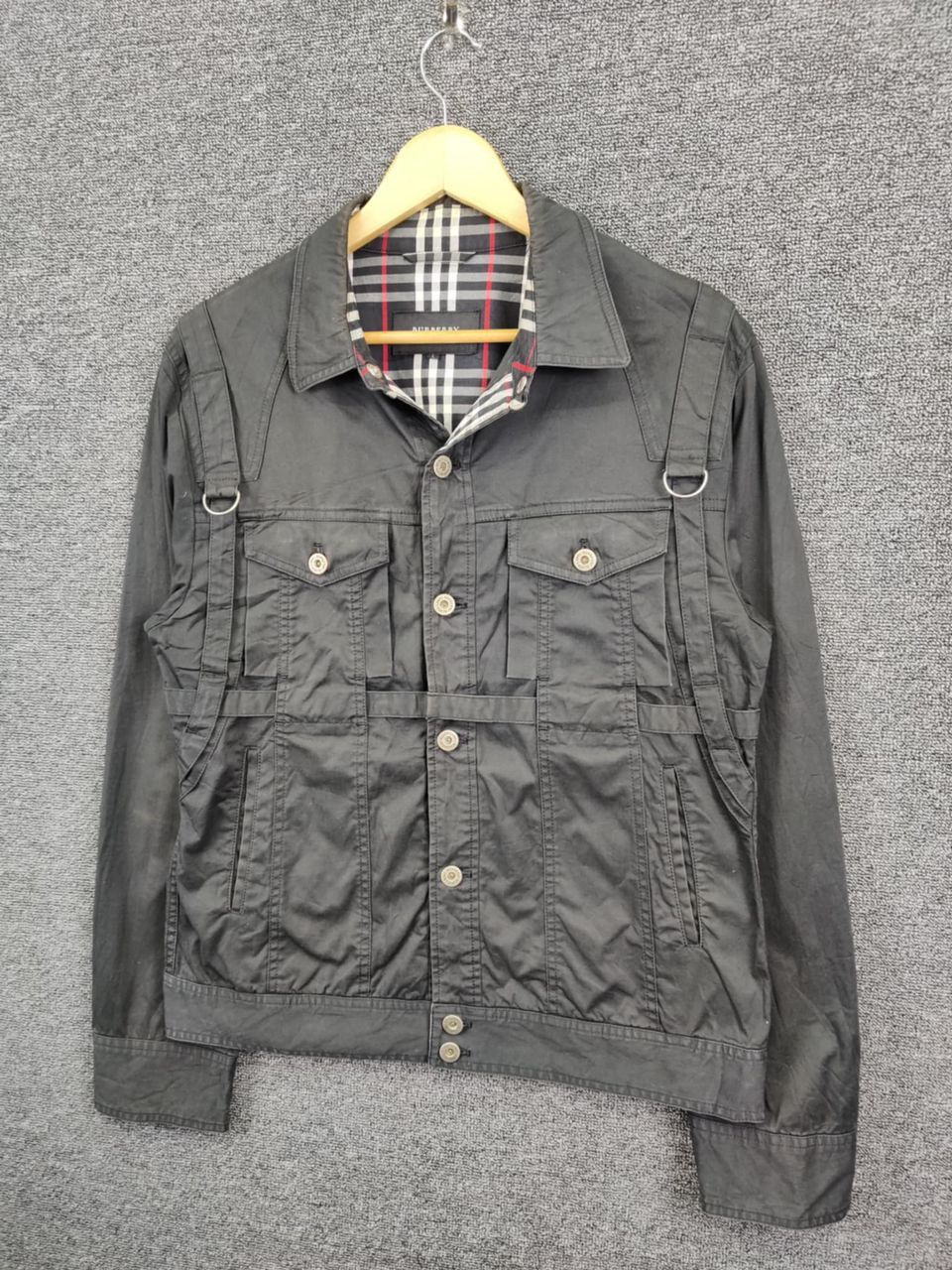 Burberry Vintage Burberry Black Label Nova Check Jacket Size US L / EU 52-54 / 3 - 2 Thumbnail
