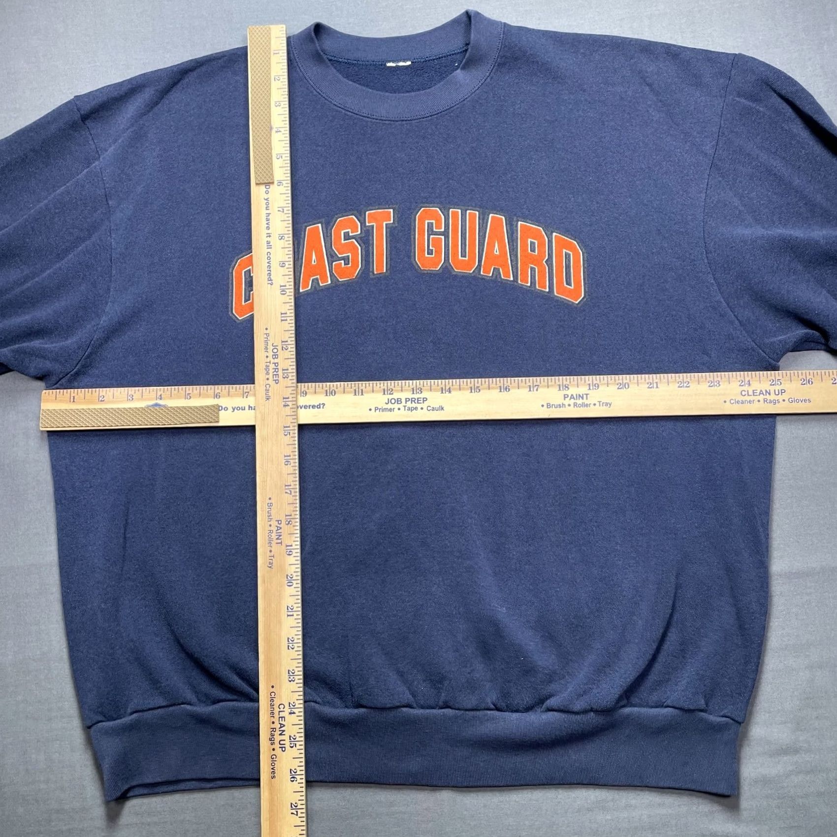 Vintage VINTAGE Coast Guard Sweatshirt Mens XL Blue Patriotic USA Flag Fleece Crewneck Size US XL / EU 56 / 4 - 3 Thumbnail