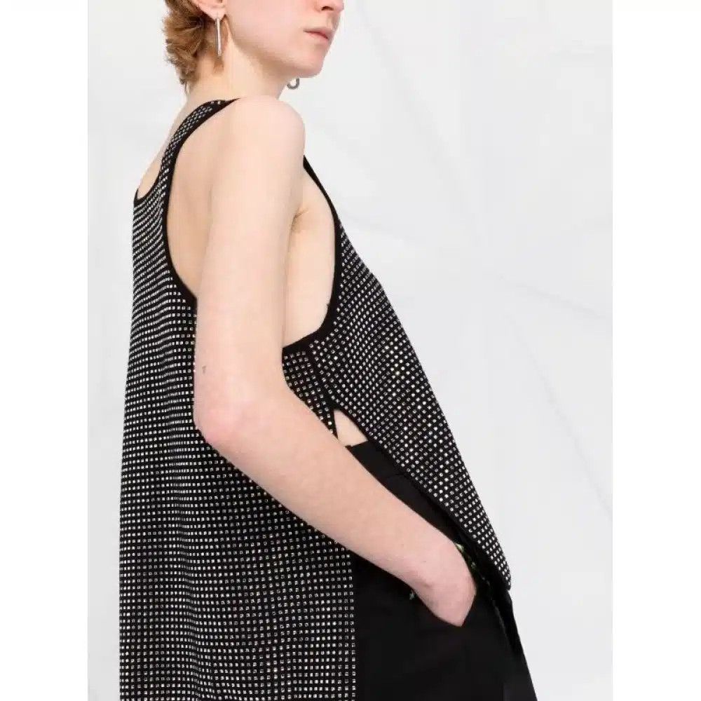 Tom Ford o1loc1c1224 TSK278 Embellished Square Top in Black Size S / US 4 / IT 40 - 3 Thumbnail