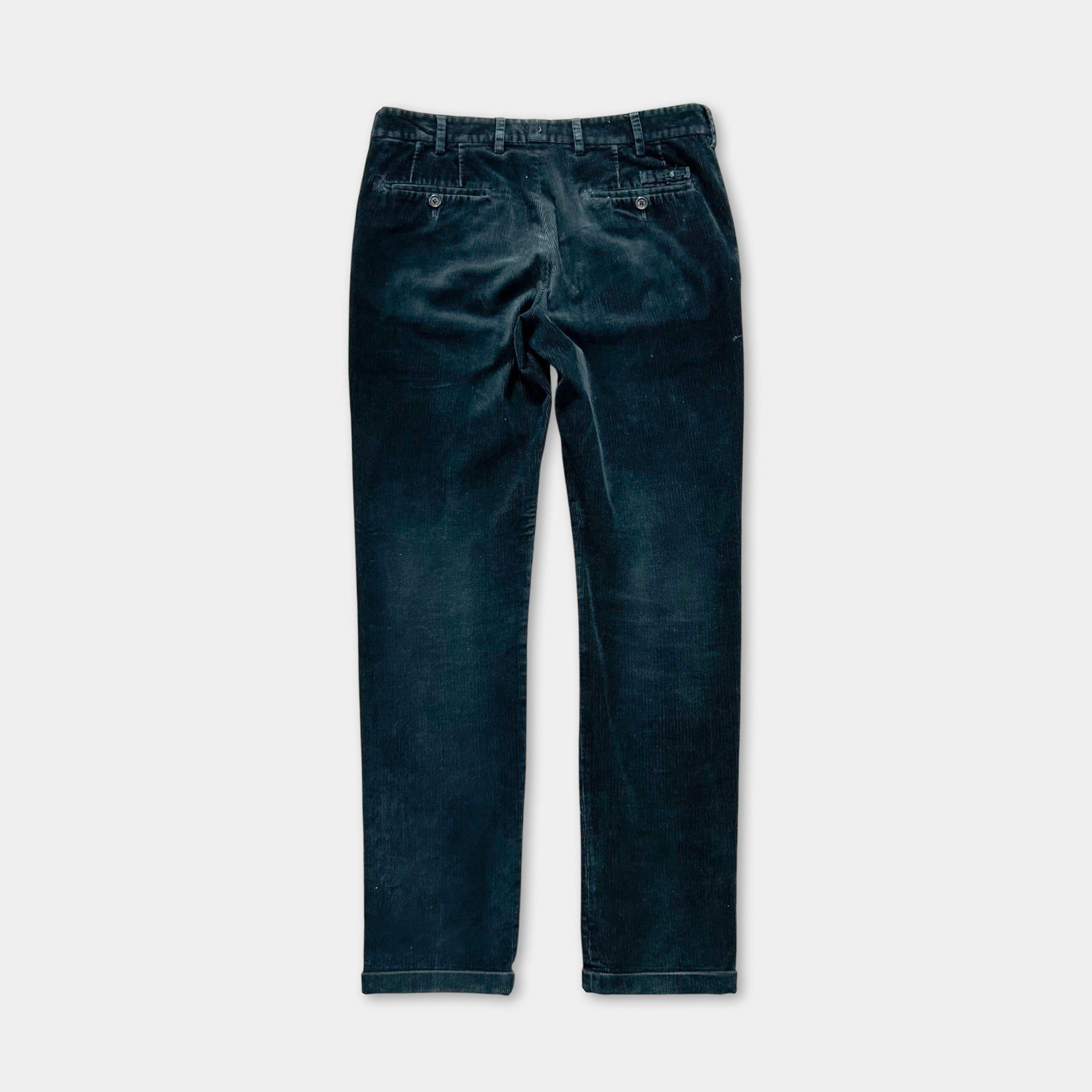 Prada Prada 2000s Vintage Dark Green Corduroy Pants Size US 34 / EU 50 - 5 Thumbnail