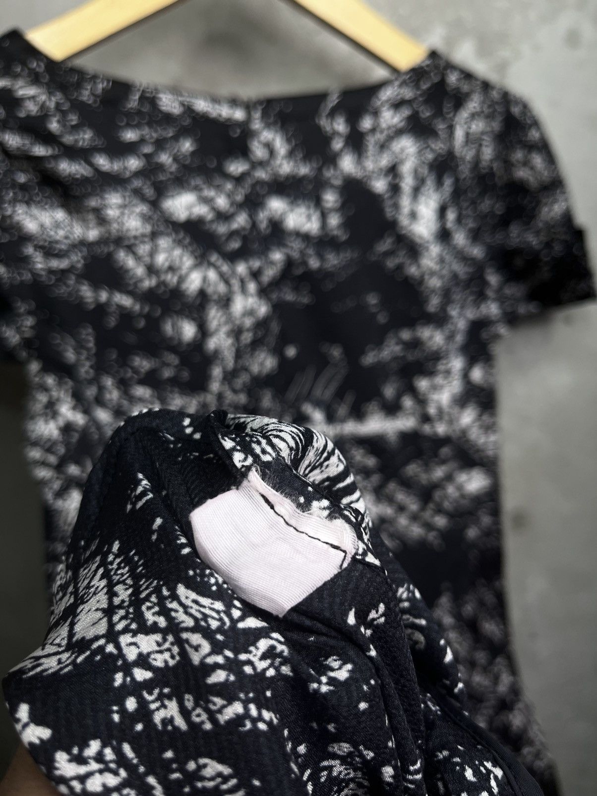 Just Cavalli Just Cavalli Marble Abstract Black Midi Dress Size S / US 4 / IT 40 - 6 Thumbnail