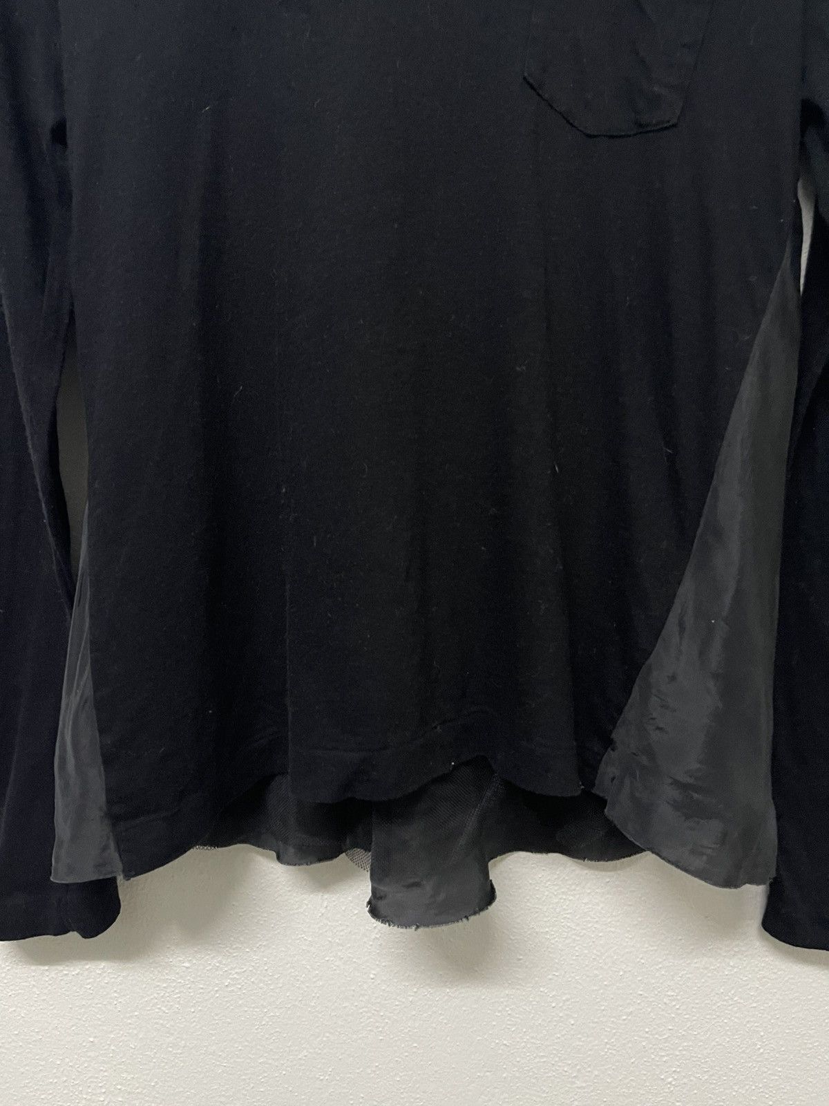 Sacai 90s SACAI UNBALANCE ROUND LONG SLEEVE SHIRT Size S / US 4 / IT 40 - 5 Thumbnail