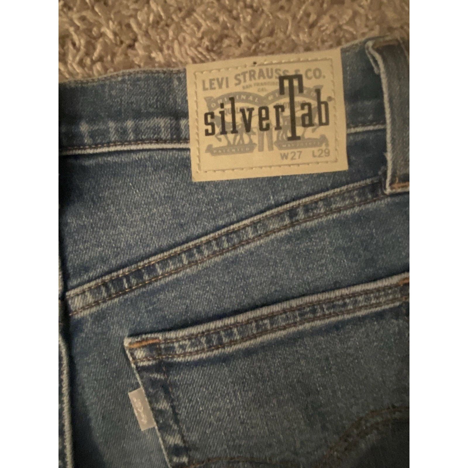 Levi's Levi Strauss & co Silver Tab Mom Jean Size 27" / US 4 / IT 40 - 4 Thumbnail