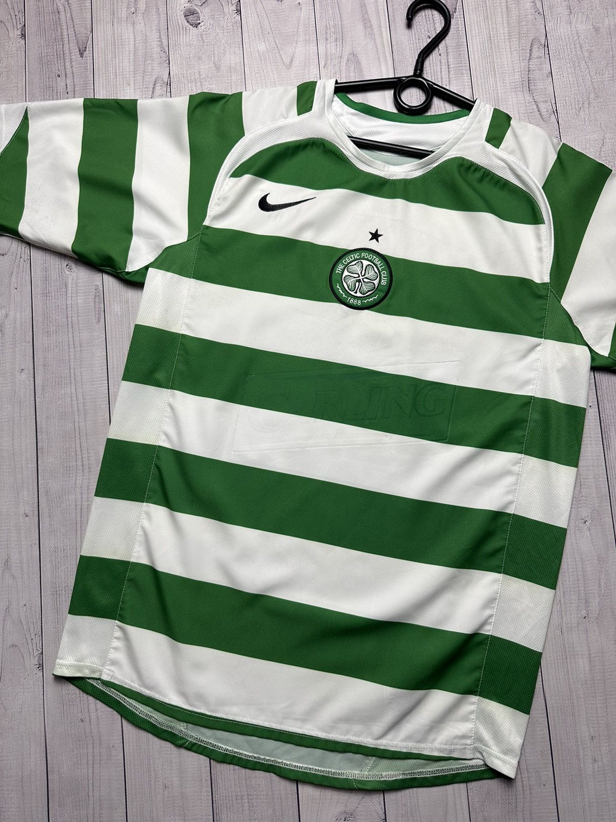 Nike × Vintage Vintage Nike total 90 Celtic soccer jersey size S striped Size US S / EU 44-46 / 1 - 2 Thumbnail