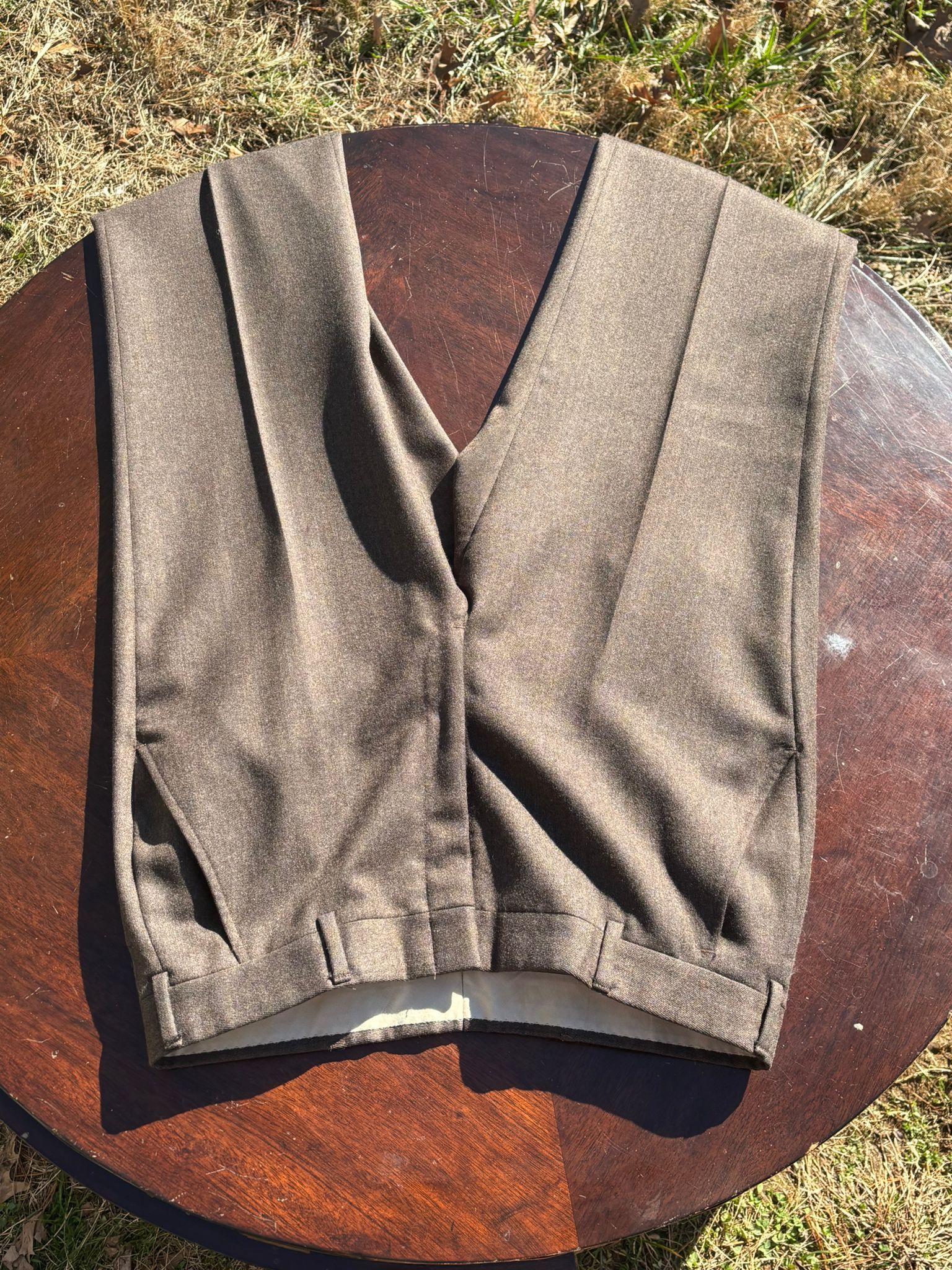 Vintage Wool Pants Size US 34 / EU 50 - 4 Thumbnail