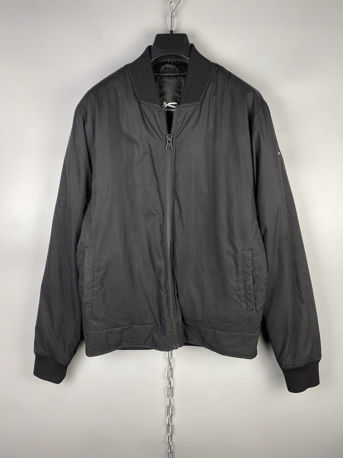 DENHAM Denham Black Full Zip Casual Bomber Jacket Size US M / EU 48-50 / 2 - 1 Thumbnail