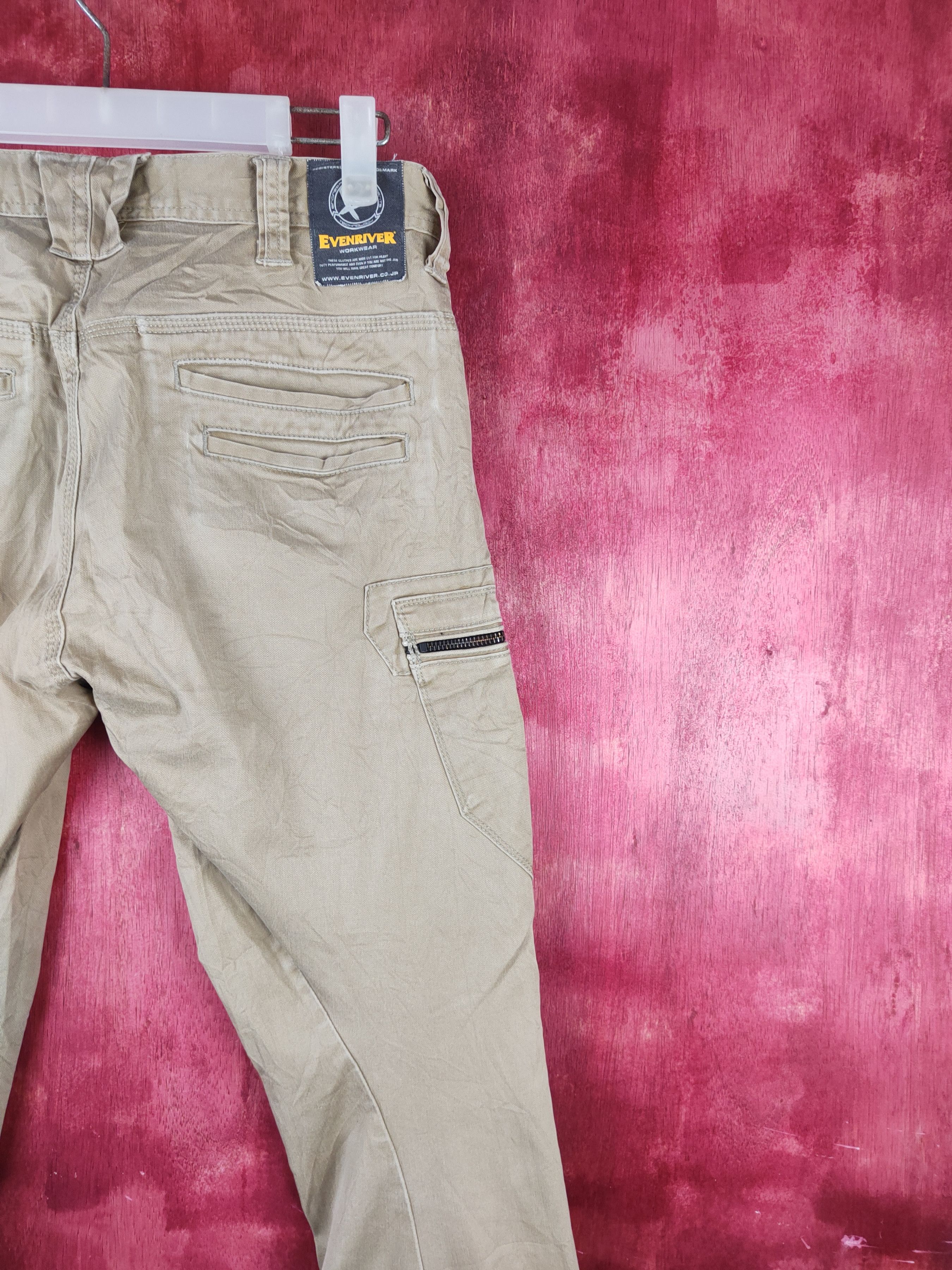 Japanese Brand Evenriver Brown Multipocket Tactical Cargo Pants #S1327 Size US 30 / EU 46 - 10 Thumbnail