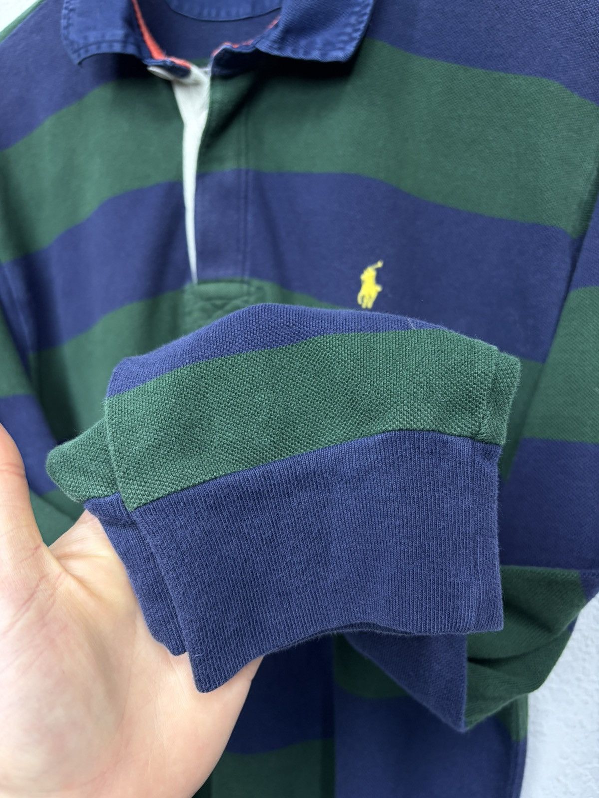 Polo Ralph Lauren Vintage Polo Ralph Lauren Rugby Polo Long Sleeve RRL Drake Size US S / EU 44-46 / 1 - 6 Thumbnail