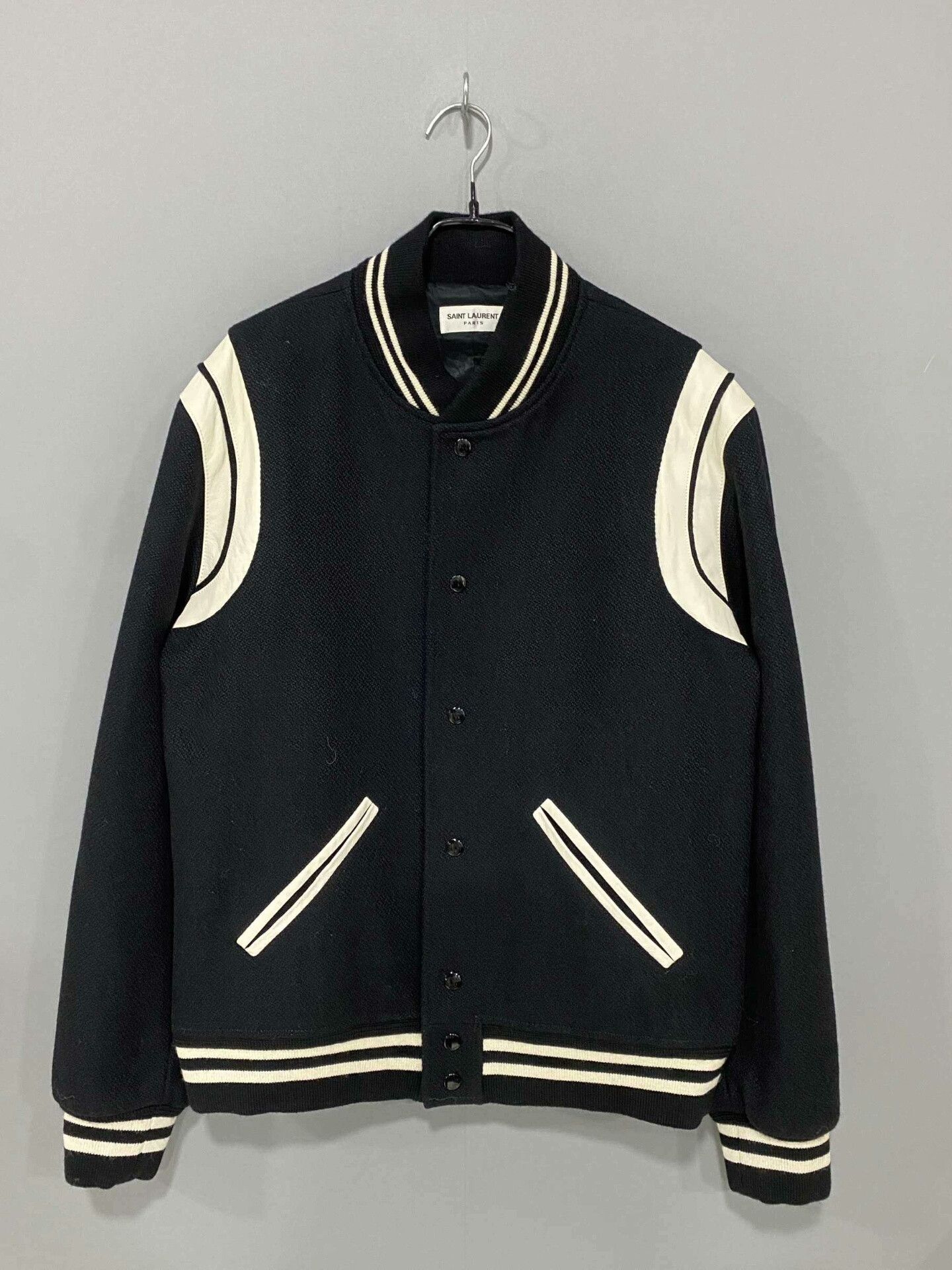 Saint Laurent Paris Saint Laurent Classic Baseball Jacket Size US L / EU 52-54 / 3 - 1 Thumbnail