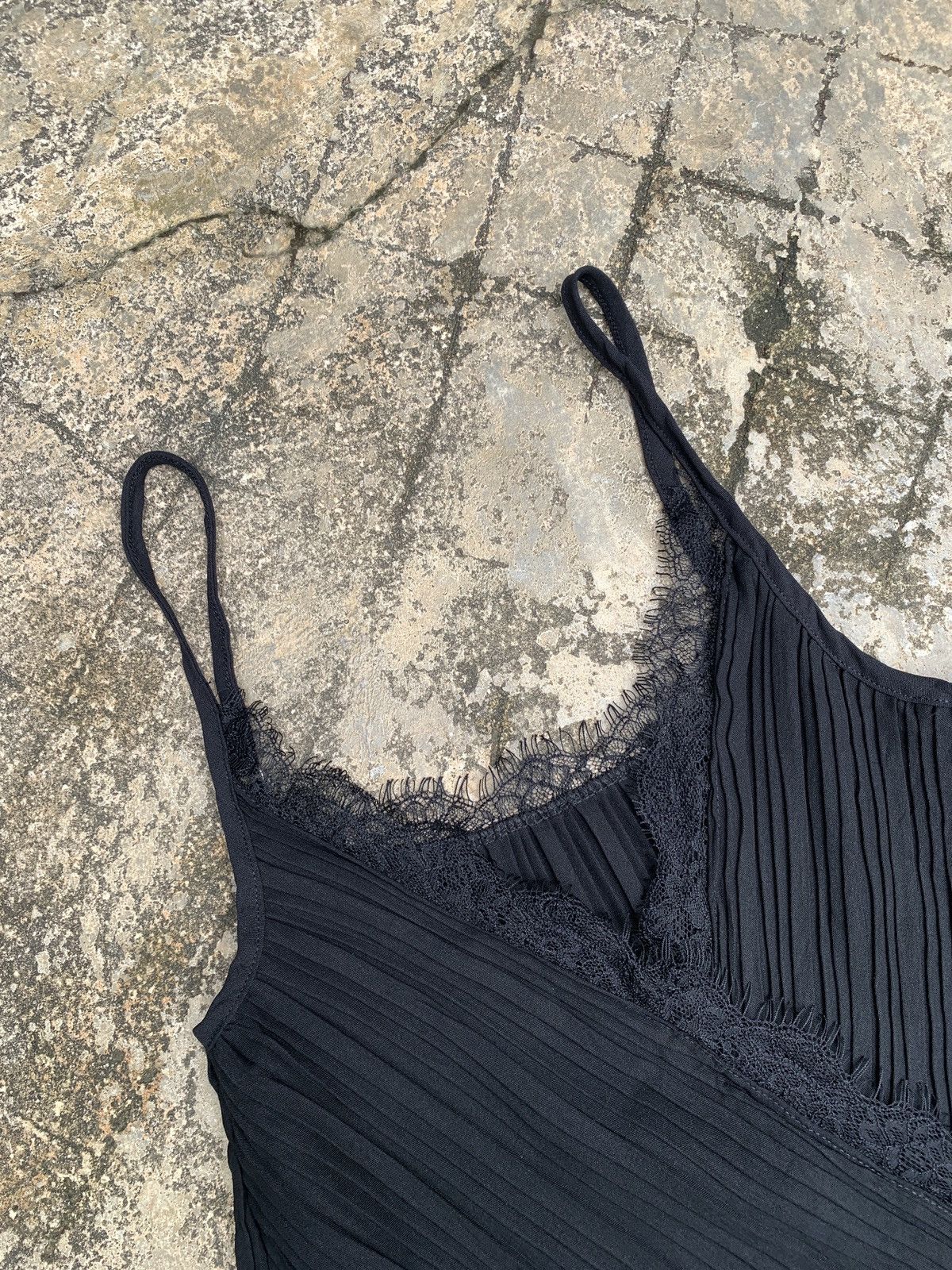 Other Unknown Black Loosy Trim Pleats Tanktop Size S / US 4 / IT 40 - 5 Thumbnail
