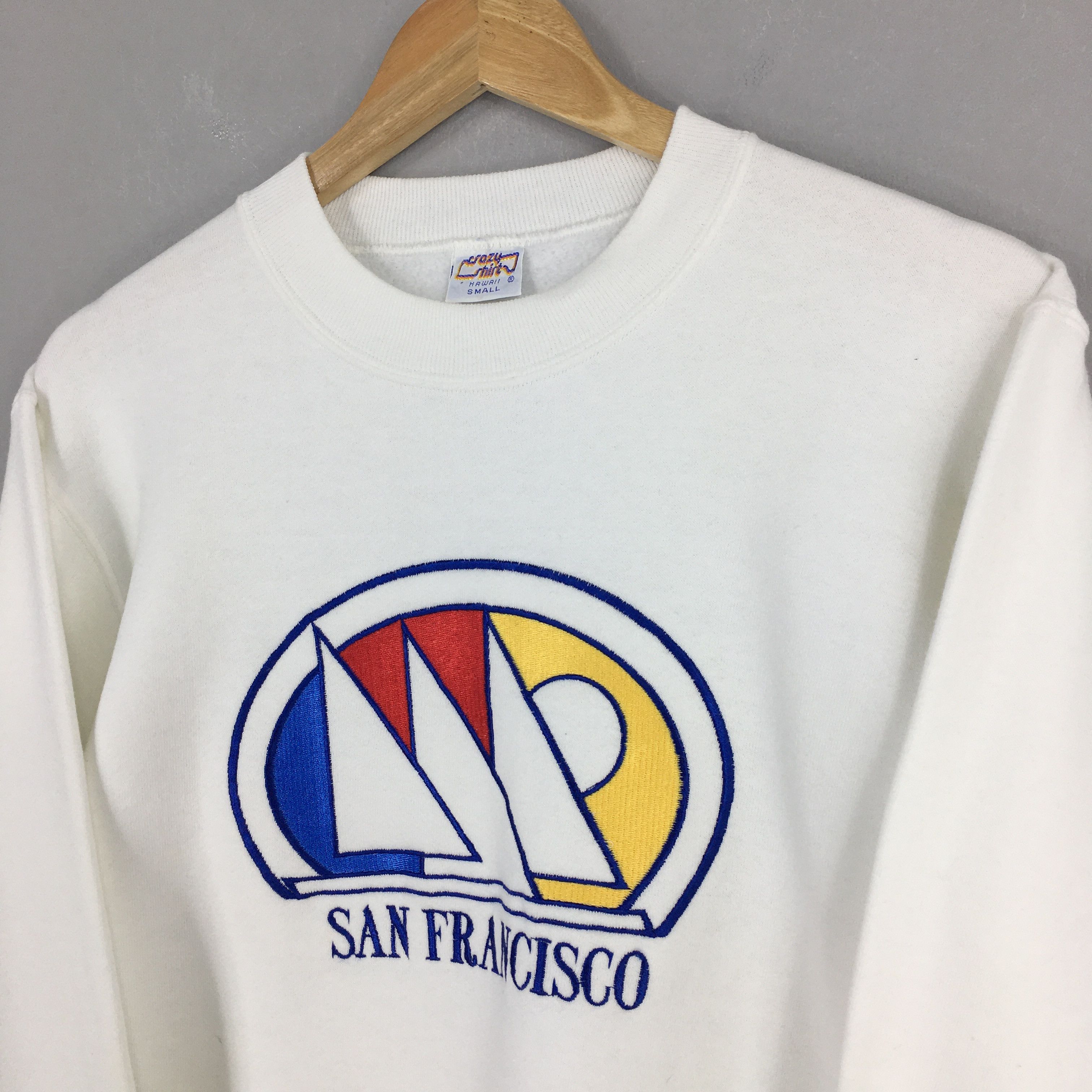Vintage Vintage San Francisco California Usa Sweatshirt Small Size US S / EU 44-46 / 1 - 3 Thumbnail