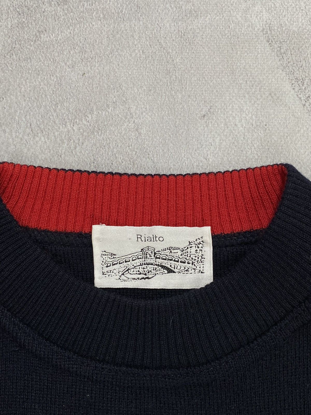 Vintage 🌚 Vintage Knit Sweater Rialto Style Fit Atlantic Blue Size US XL / EU 56 / 4 - 4 Thumbnail