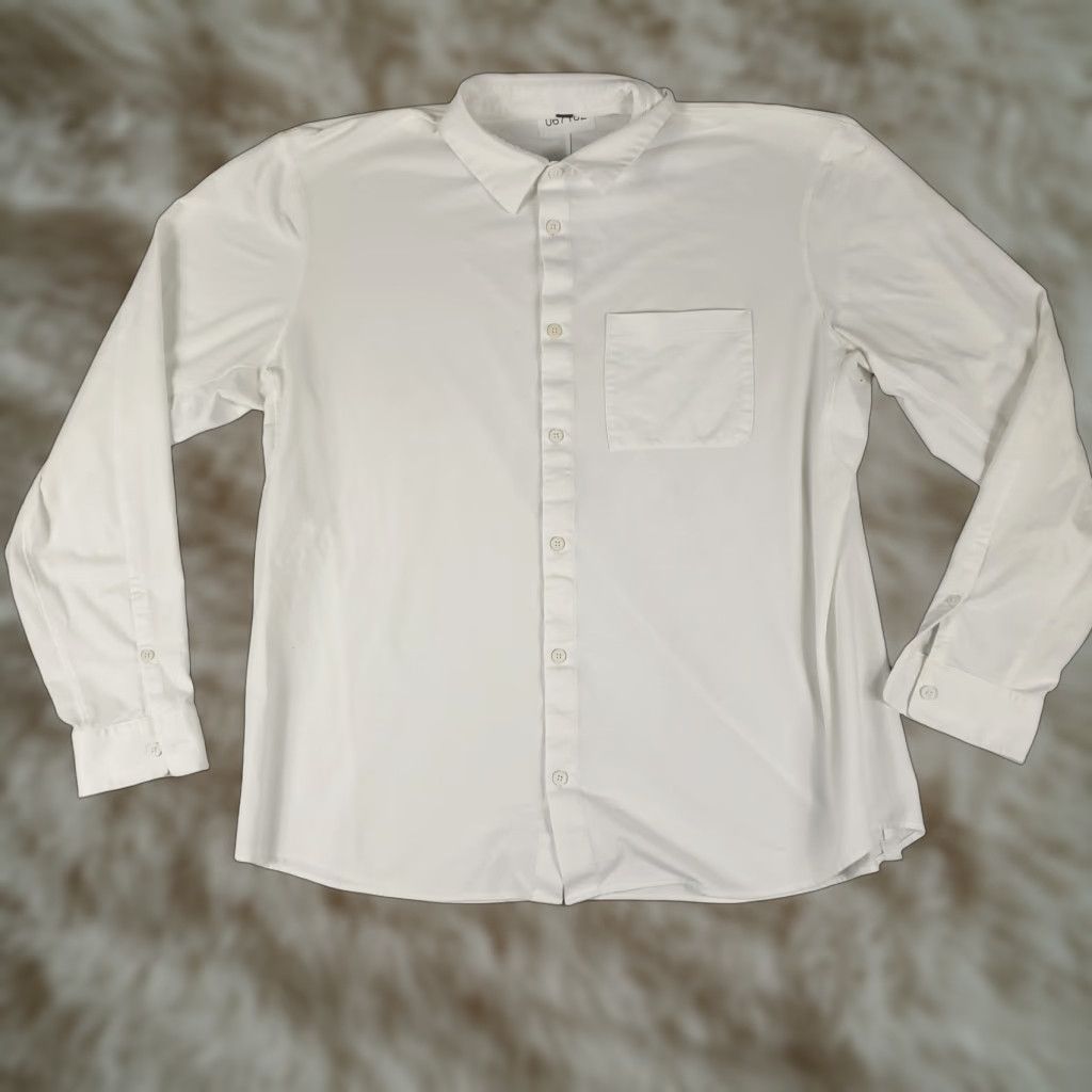Lululemon Lululemon Shirt Mens L White Pocket Button Up Long Sleeve Stained, VINTAGE? (No) Button-Up Shirt Mens L White Pocket Stained Lululemon Size US L / EU 52-54 / 3 - 1 Thumbnail