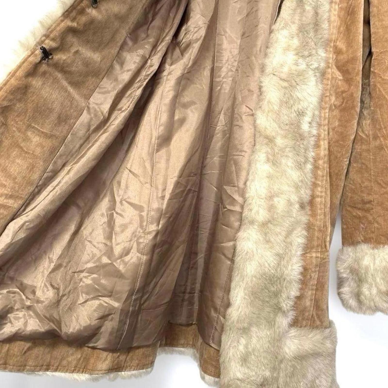 Other Faux fur fairy grunge brown penny lane style jacket coat Size XS / US 0-2 / IT 36-38 - 6 Thumbnail
