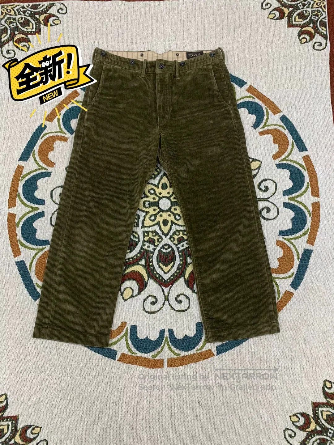 RRL Ralph Lauren RRL Vintage Corduroy Overall Wide. Size US 32 / EU 48 - 1 Thumbnail