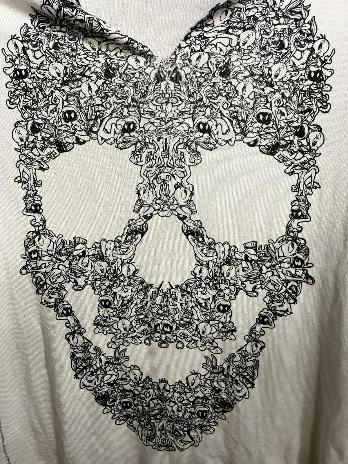 Trunk Ltd Rare Trunk LTD x Looney Tunes Character Skull Womens Shirt Size XS / US 0-2 / IT 36-38 - 3 Thumbnail