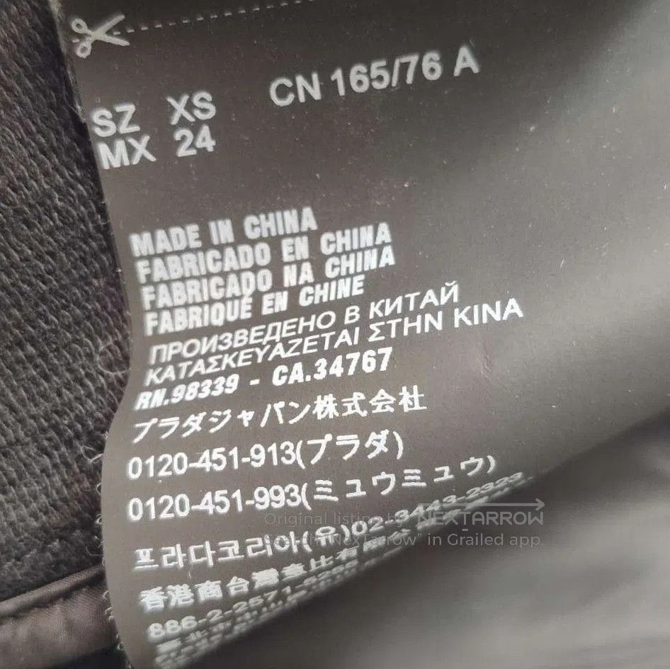 Prada Prada Color Block Hooded Sweatshirt in Cotton . Size XS / US 0-2 / IT 36-38 - 6 Thumbnail