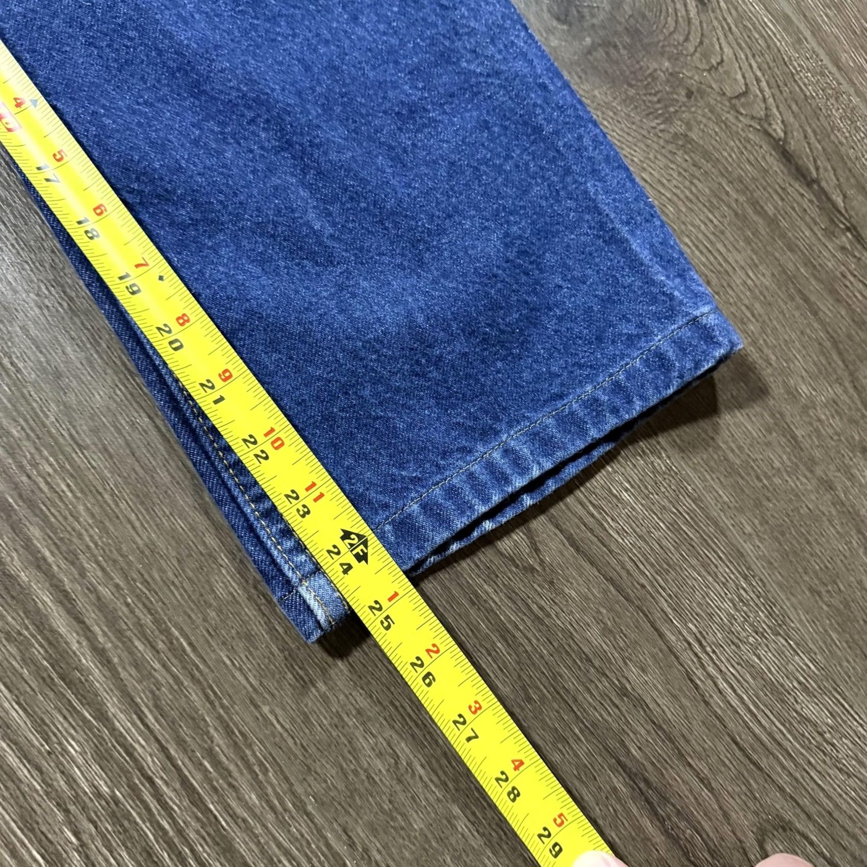 Levi's VINTAGE Levi's 517 Bootcut Jeans Mens 30x25 Blue Dark Wash Regular Fit Denim Classic Jeans Size 30" / US 8 / IT 44 - 7 Thumbnail