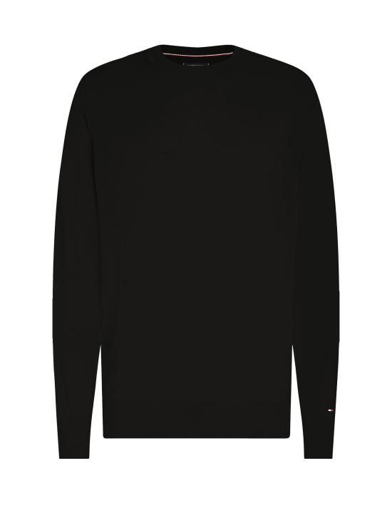 Tommy Hilfiger TOMMY HILFIGER Men Sweater MW0MW33128 BDS Black Size US XXL / EU 58 / 5 - 1 Thumbnail