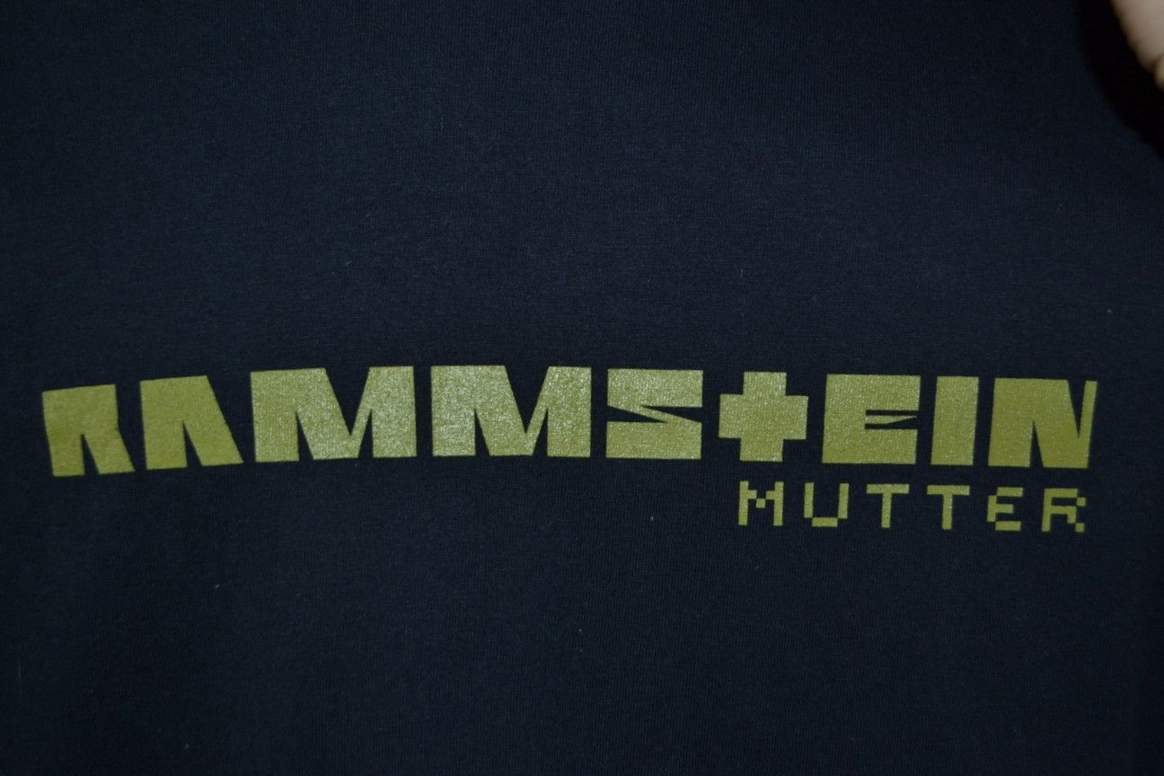Band Tees × Vintage Vintage 2001 Rammstein Mutter tee t-shirt XL Size US XL / EU 56 / 4 - 4 Thumbnail