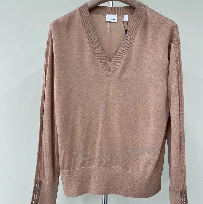 Burberry Burberry Women's XL Khaki Wool Knit Sweater. Size XL / US 12-14 / IT 48-50 - 1 Thumbnail