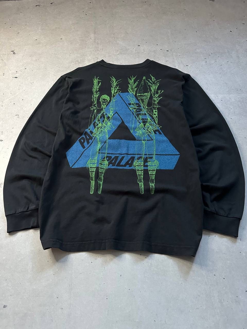 Palace × Vintage Palace Pair Of Hippys Skateboarding Longsleeve SK8 Y2K Rare Size US L / EU 52-54 / 3 - 4 Thumbnail