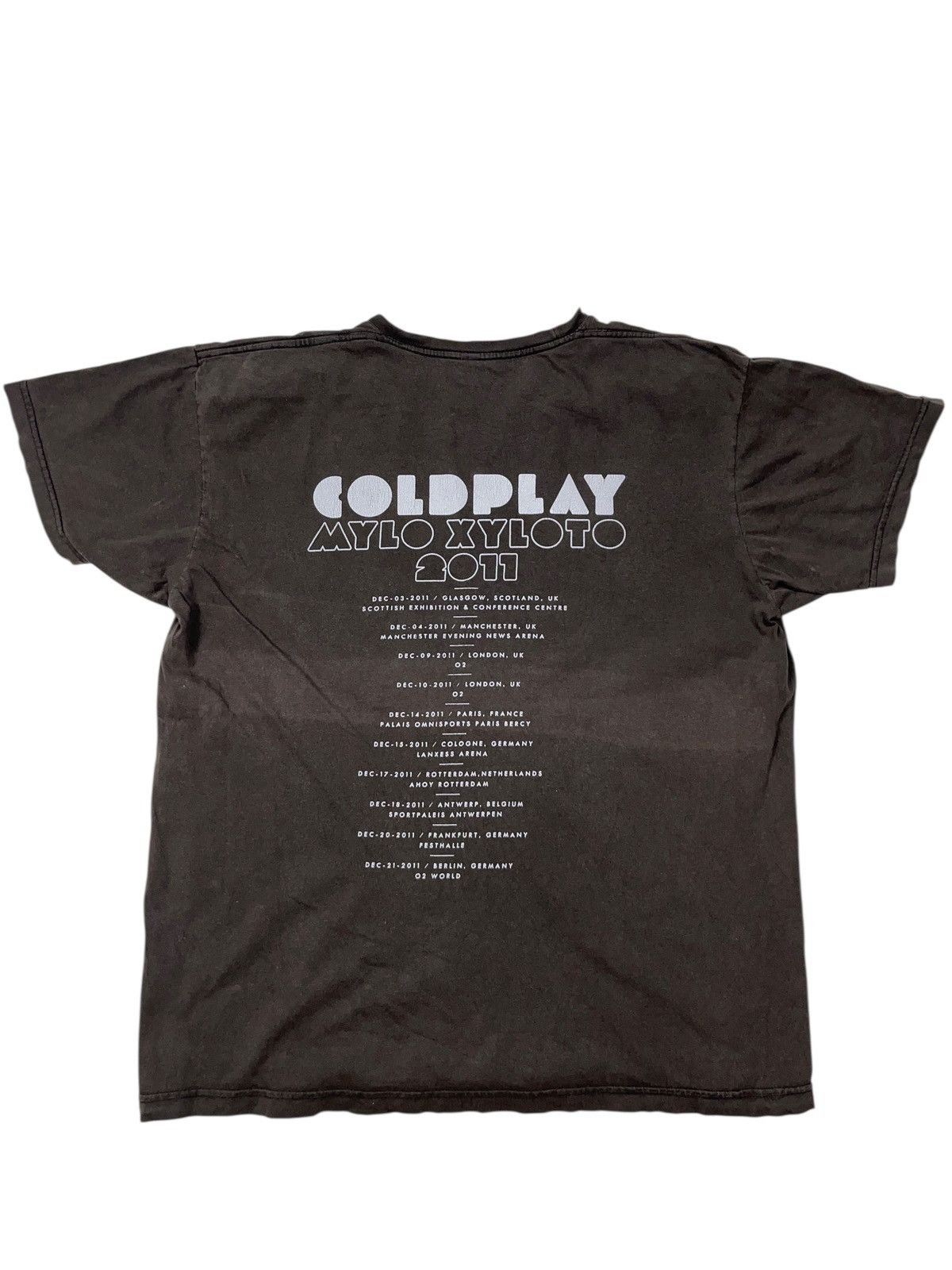 Band Tees Coldplay 2011 Mylo Xyloto Tour Band T-shirt Oasis Muse Size US L / EU 52-54 / 3 - 2 Thumbnail