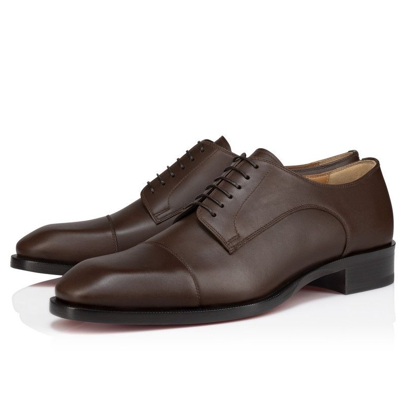 Christian Louboutin os11x0526 Cortomale Lace-Up Derby Shoes in Cosme Size US 10 / EU 43 - 2 Thumbnail