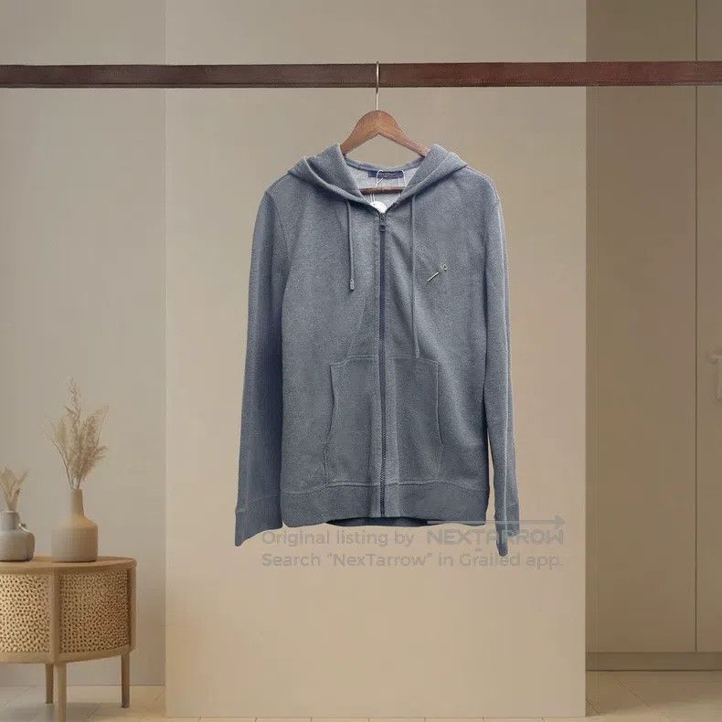 Louis Vuitton Louis Vuitton SS23 Solid Graphic Printed Zip Hooded Drawst Size US L / EU 52-54 / 3 - 1 Thumbnail