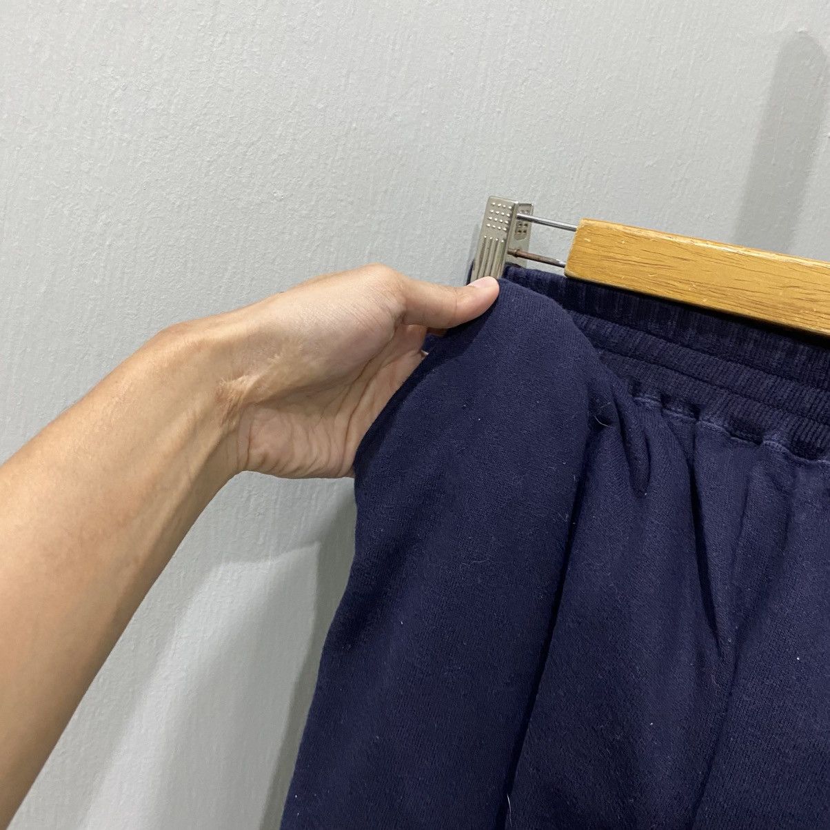 Issey Miyake Vtg I.S. Issey Miyake Tsumori Chisato Logo Sweatpants Navy Size US 27 - 7 Thumbnail