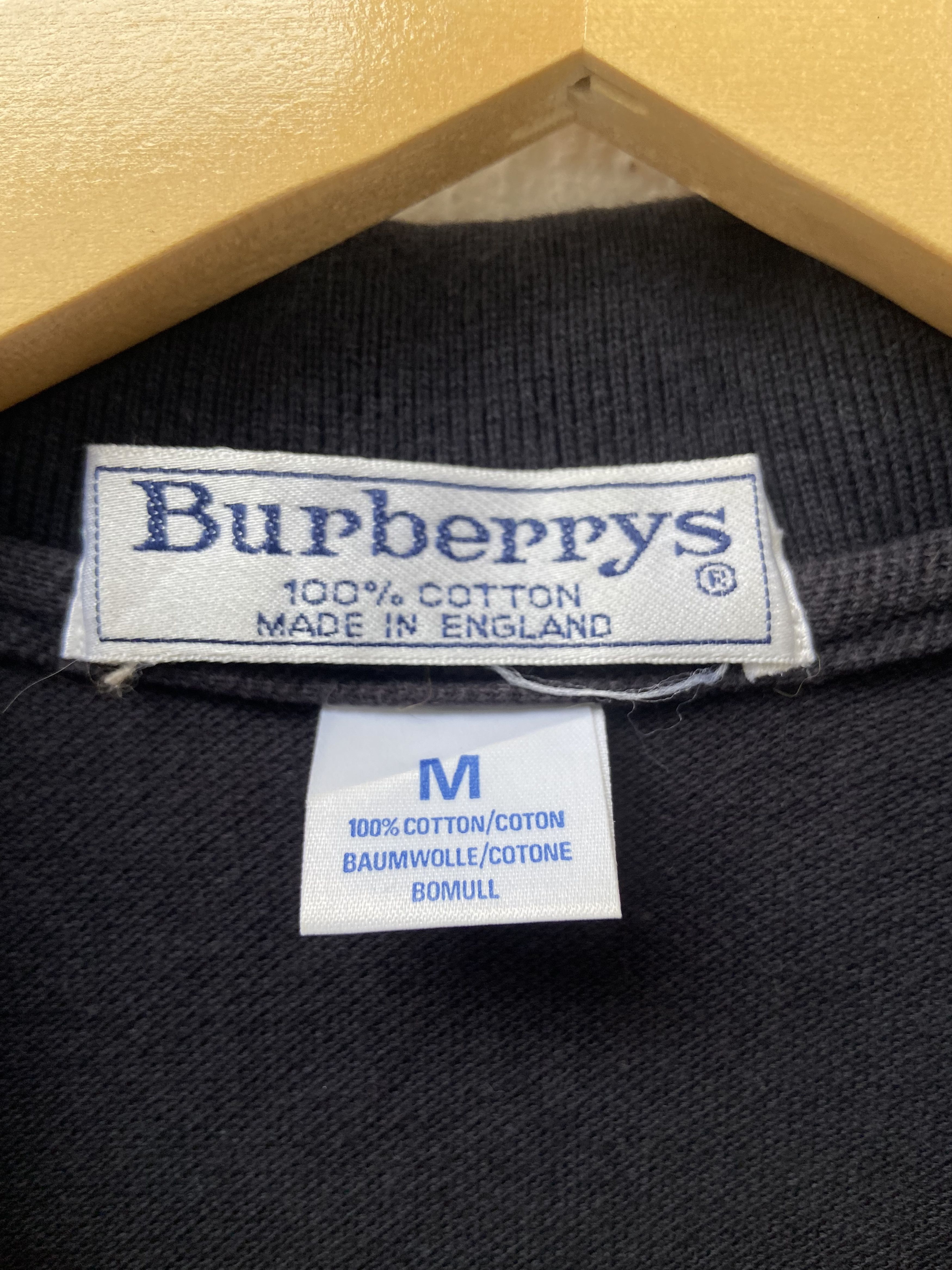 Burberry Vintage Burberrys Polo Size US M / EU 48-50 / 2 - 3 Thumbnail