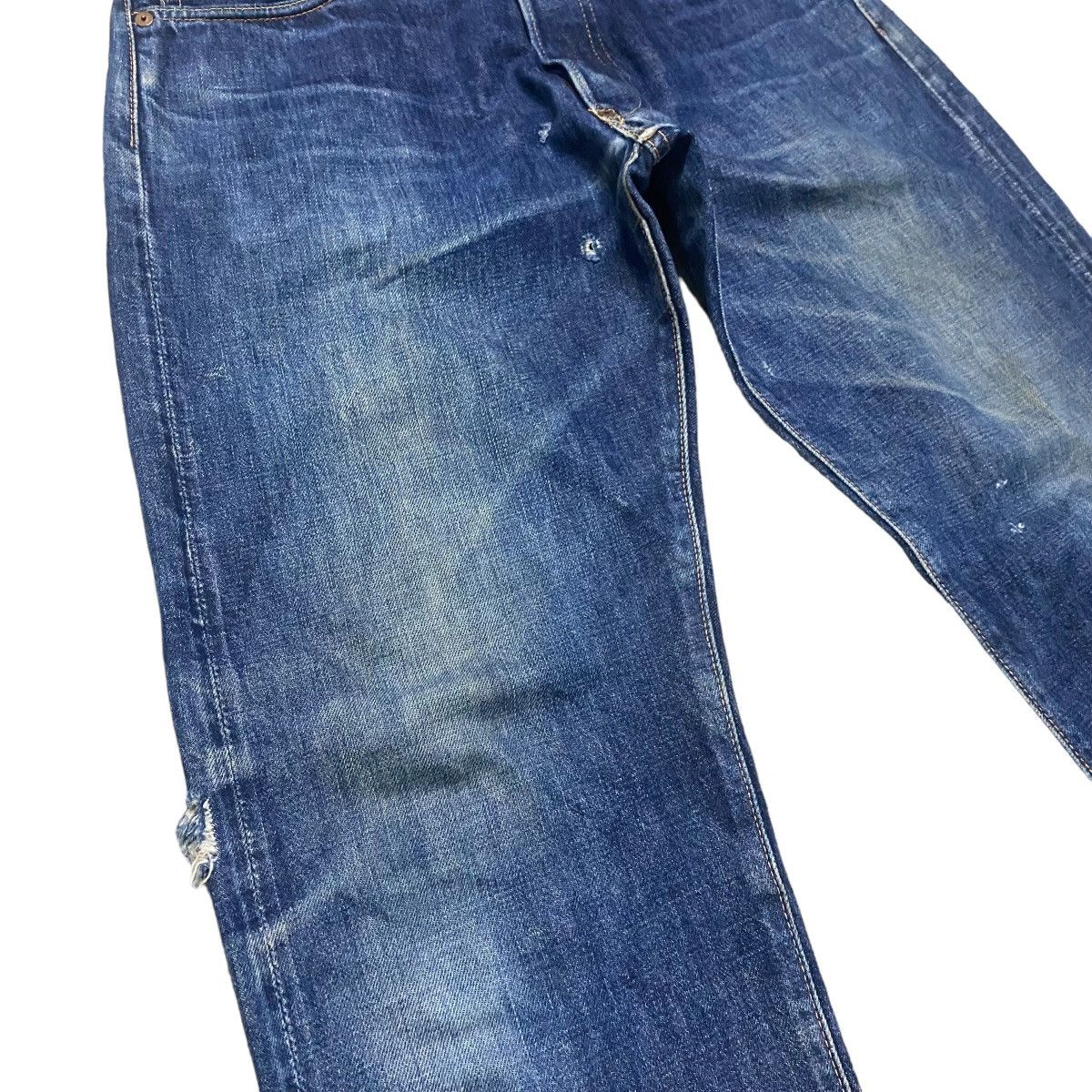 Evisu Evisu Denim Selvedge Distressed Jeans Size US 32 / EU 48 - 7 Thumbnail