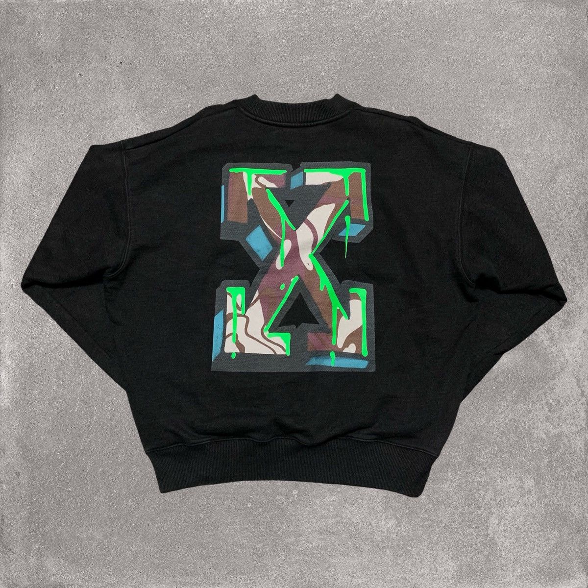 Off-White Off White Large Neen Arrows Black Sweater Sweatshirt Size US L / EU 52-54 / 3 - 1 Thumbnail