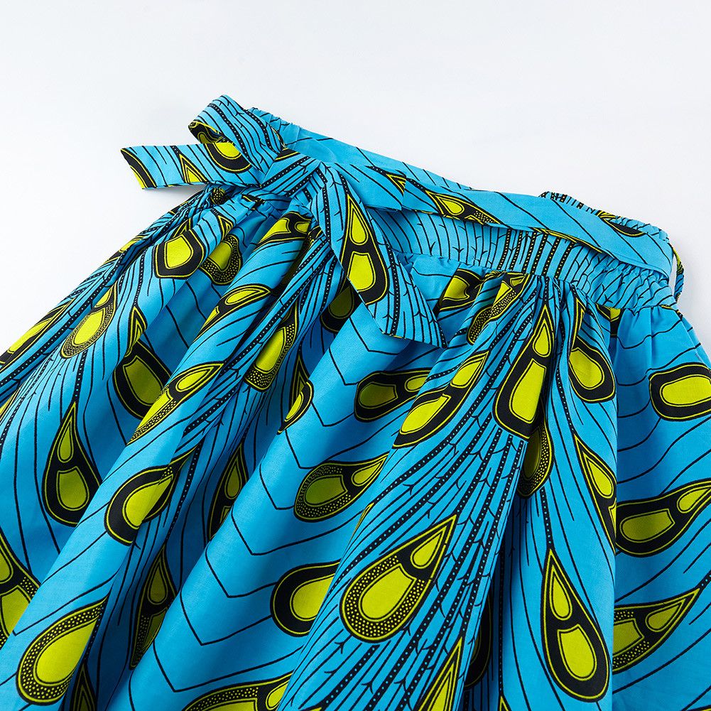 Other Wax Print Skirts Maxi Long Skirt Cotton Size 34" / US 12 / IT 48 - 2 Thumbnail