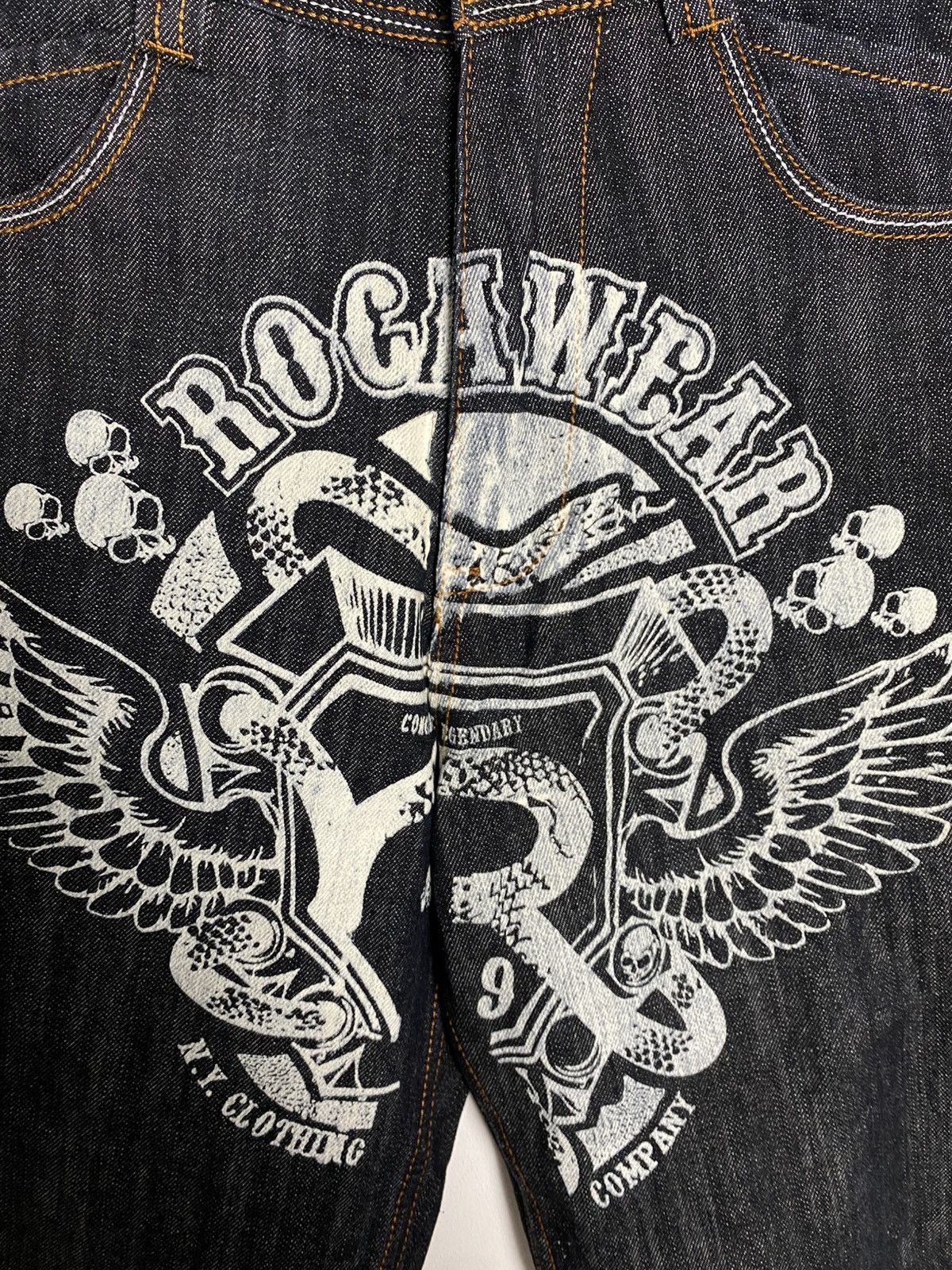 Rocawear Vintage Rocawear Big Logo Jeans Size US 32 / EU 48 - 4 Thumbnail