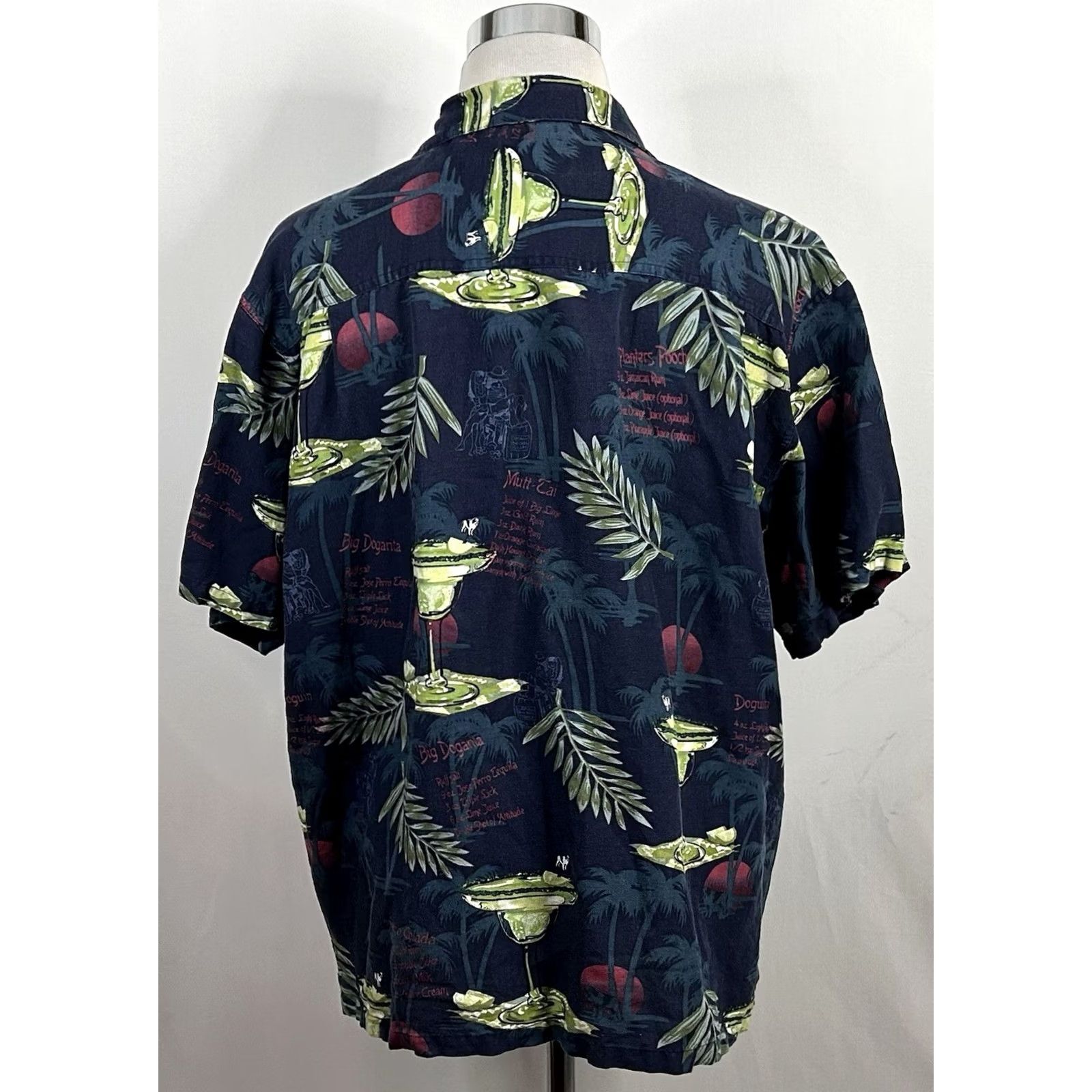 Big Dogs Big Dogs Shirt Mens L Blue Floral Hawaiian Aloha Linen Blend Short Sleeve Button-Up Casual Beach Cocktails Floral Pattern Size US L / EU 52-54 / 3 - 4 Thumbnail