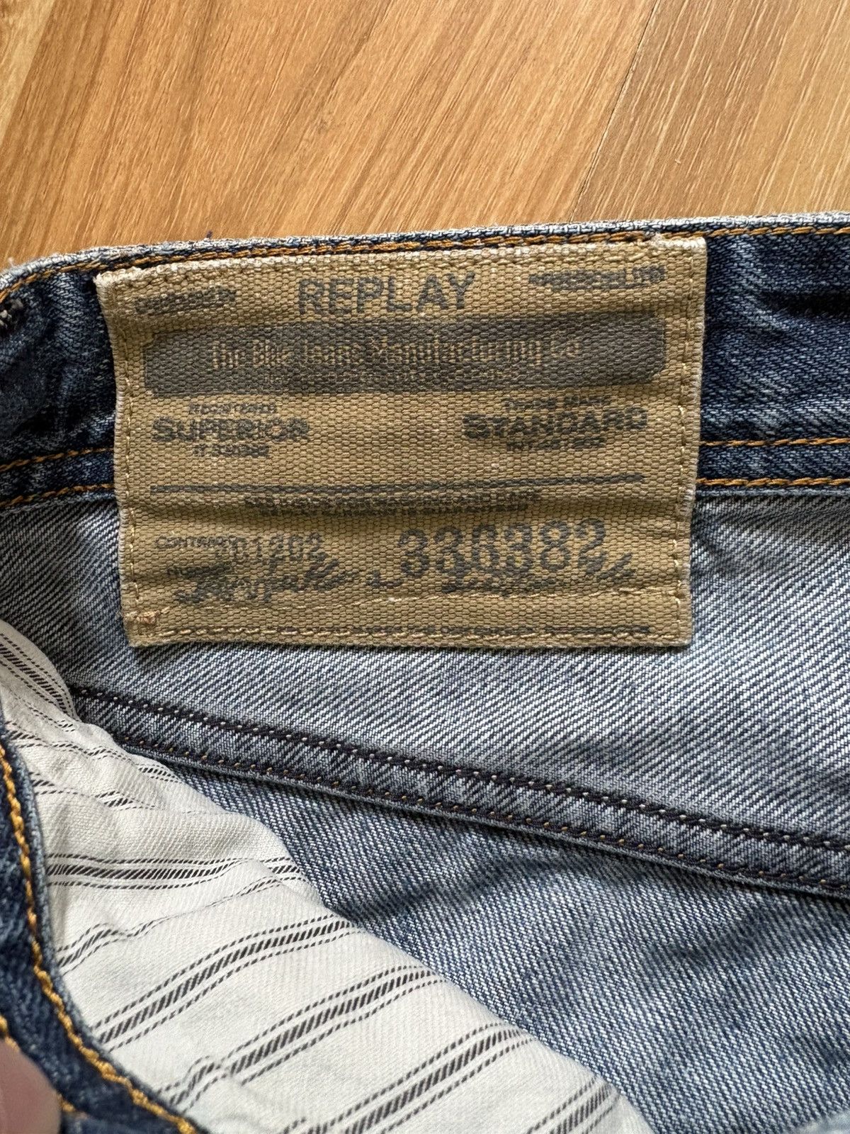 Replay Replay Moresk Slim-Straight Distressed Jeans - Size 30x32 Size US 30 / EU 46 - 10 Thumbnail
