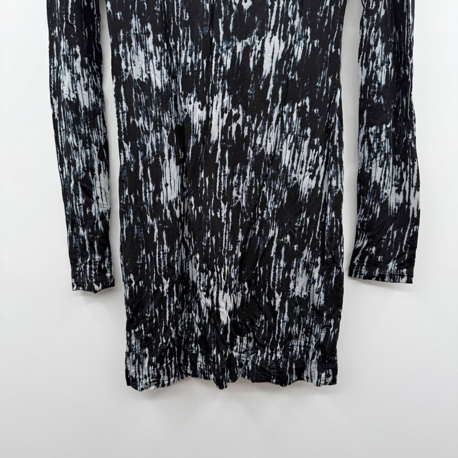 Theory Theory Madelina Storm Cloud Long Sleeve Mini Sheath Dress Size S / US 4 / IT 40 - 3 Thumbnail