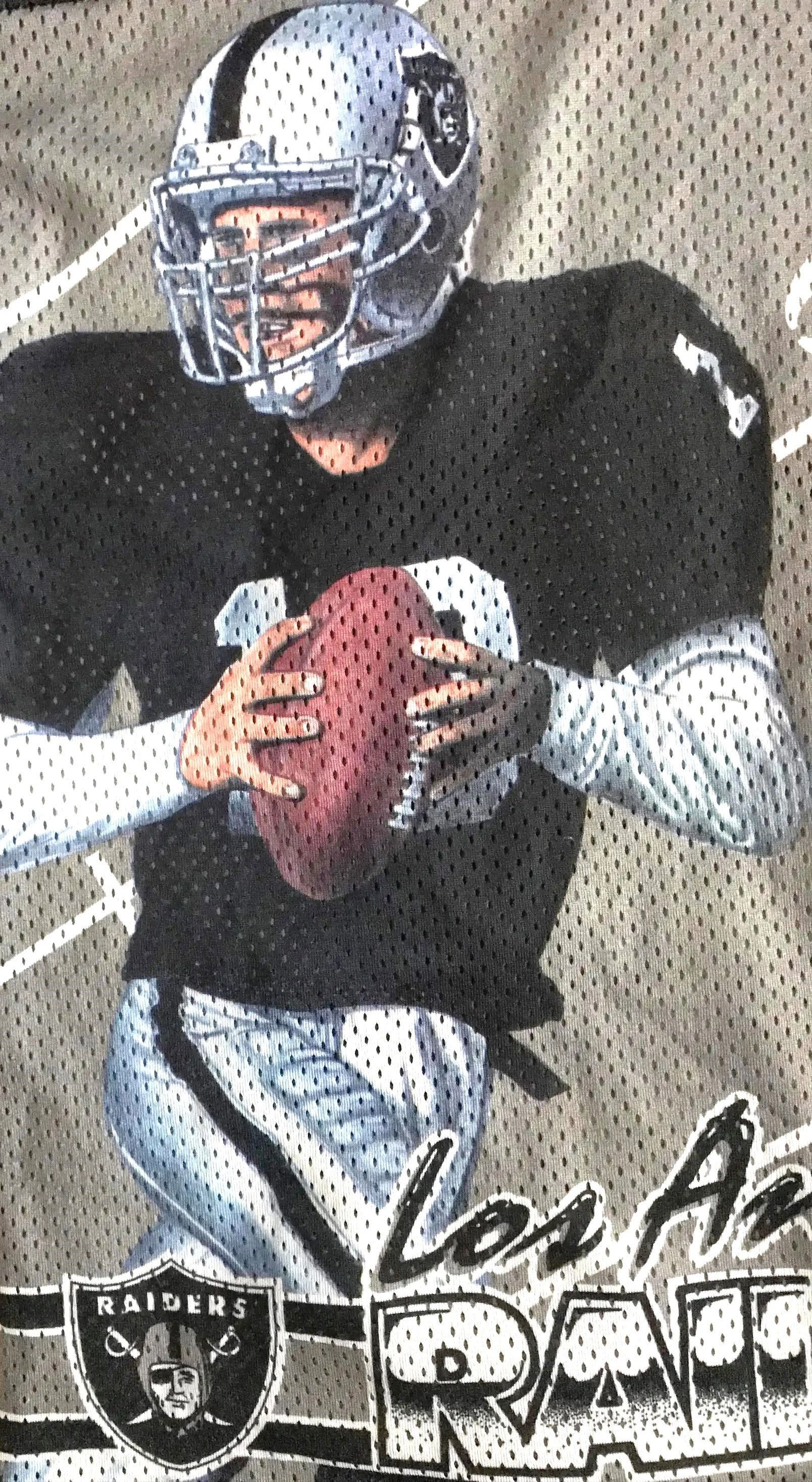 NFL Vintage 90s LOS ANGELES RAIDERS Jersey Fanimation Football Size US M / EU 48-50 / 2 - 6 Thumbnail
