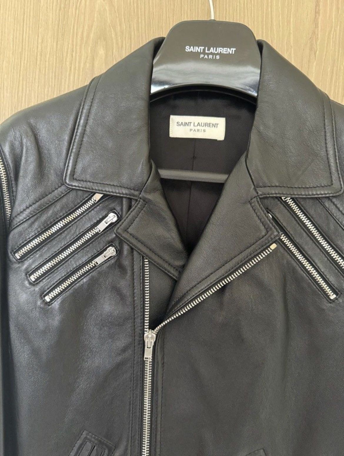 Hedi Slimane × Saint Laurent Paris 15FW 5 Zips Detachable Sleeve