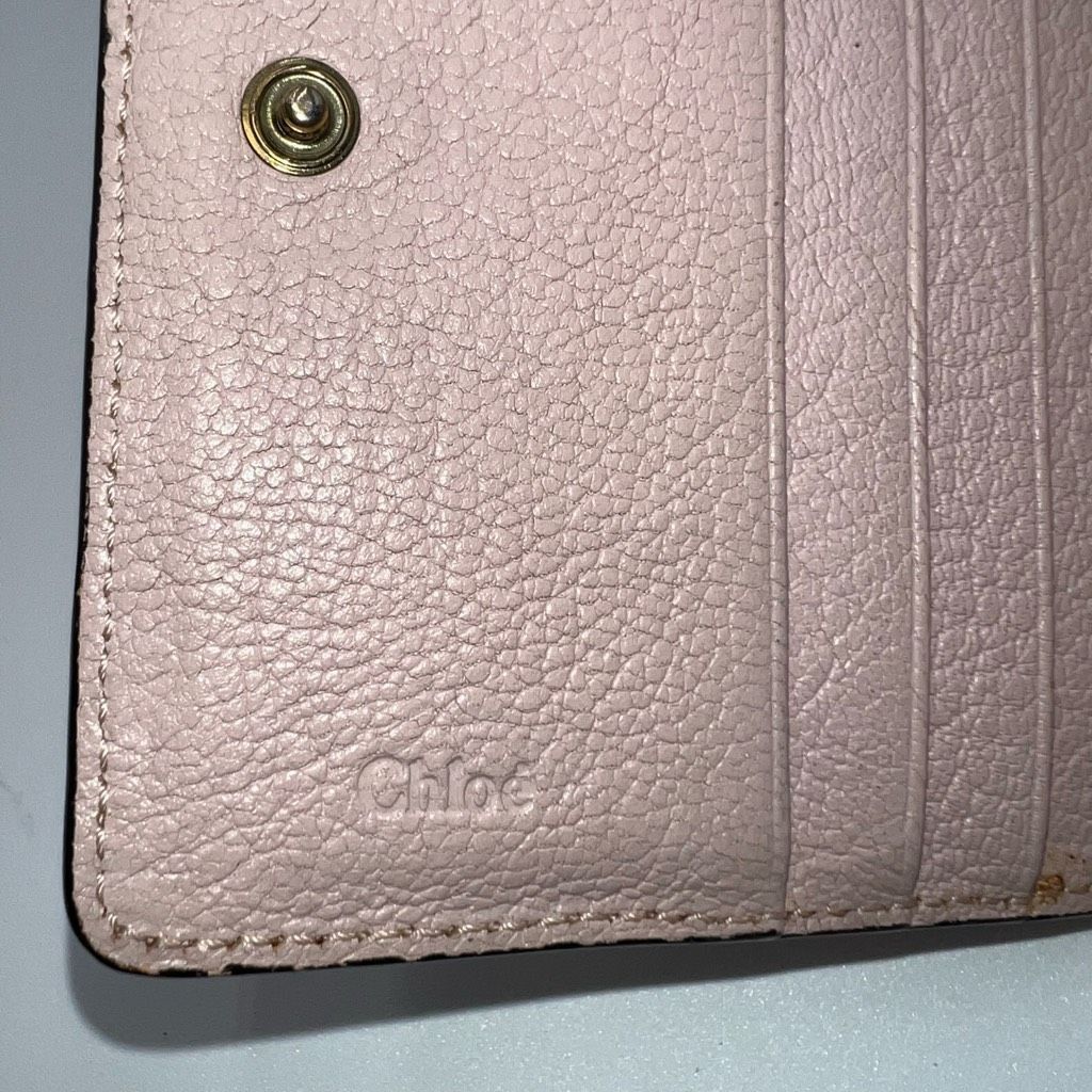 Chloe Chloe Elsie Blush leather Bifold Wallet Size ONE SIZE - 11 Thumbnail