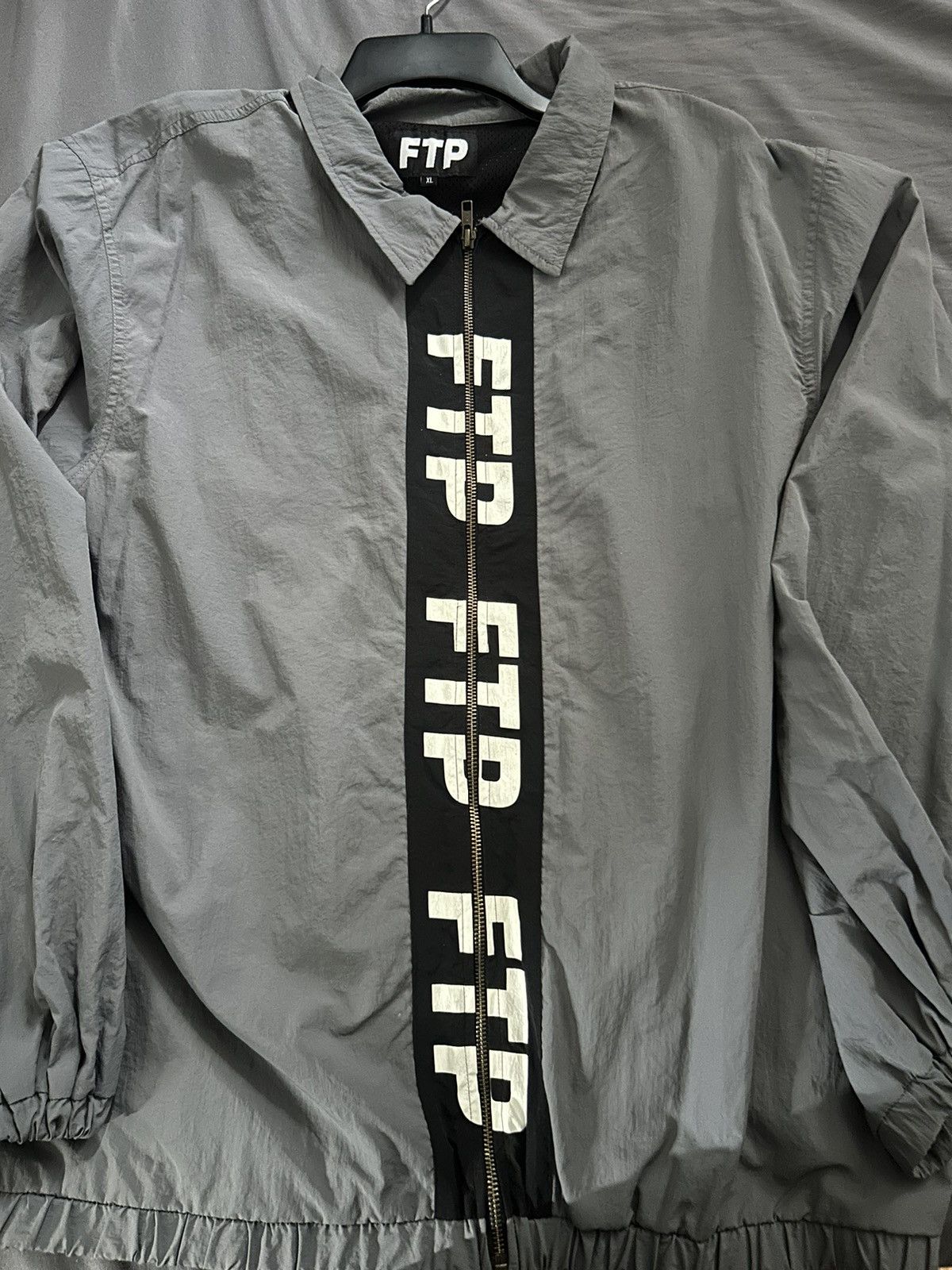 Fuck The Population FTP Windbreaker Grey Zip-Up Size US XL / EU 56 / 4 - 1 Thumbnail
