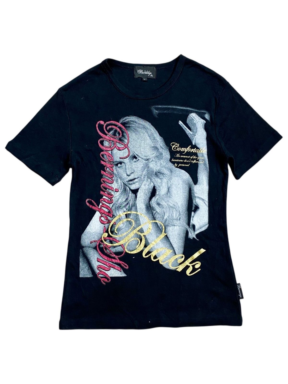 Hysteric Glamour 2000s Berningsho - Printed Face T-Shirt Size US M / EU 48-50 / 2 - 1 Thumbnail